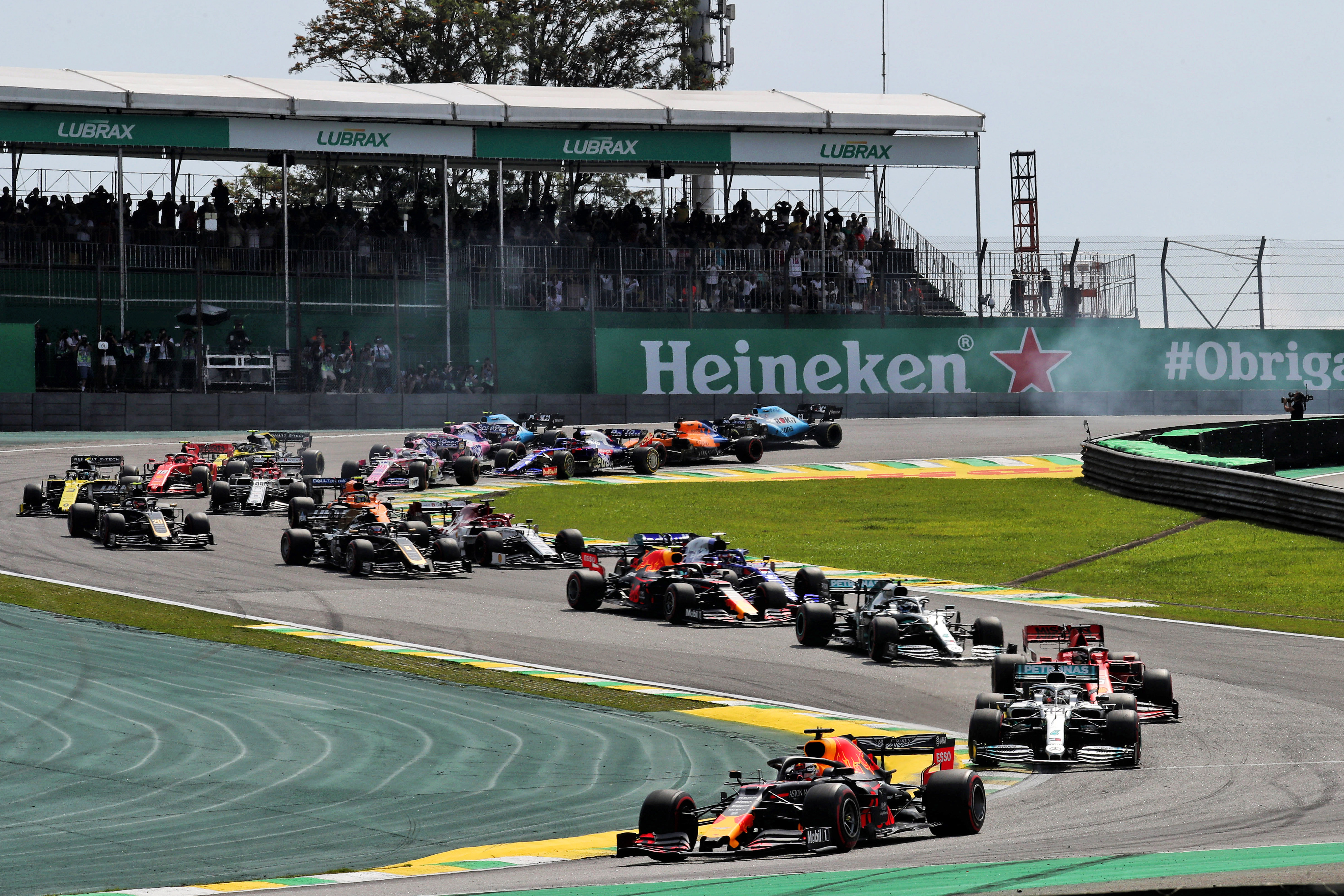 Motor Racing Formula One World Championship Brazilian Grand Prix Race Day Sao Paulo, Brazil