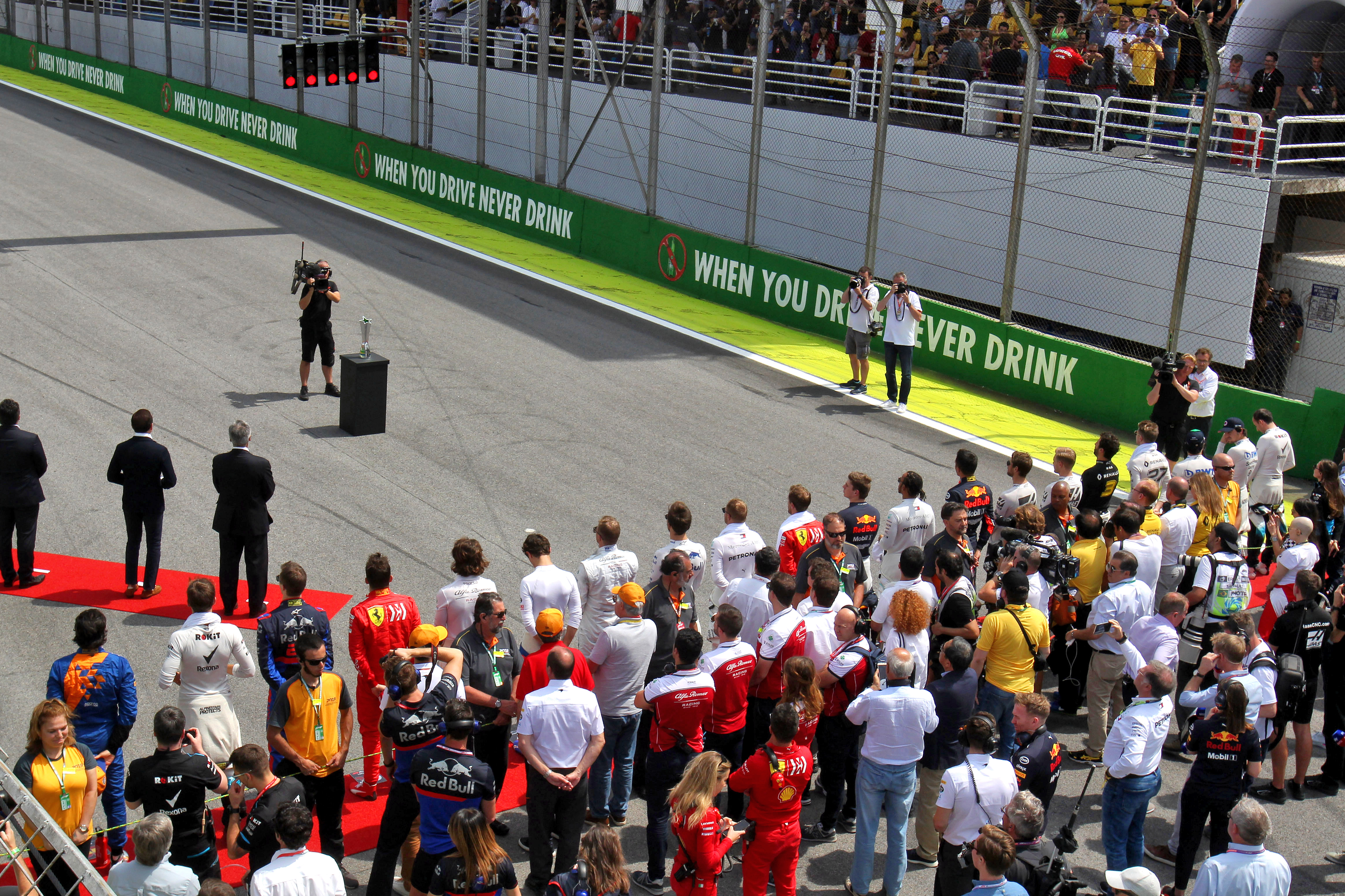 F1 drivers grid