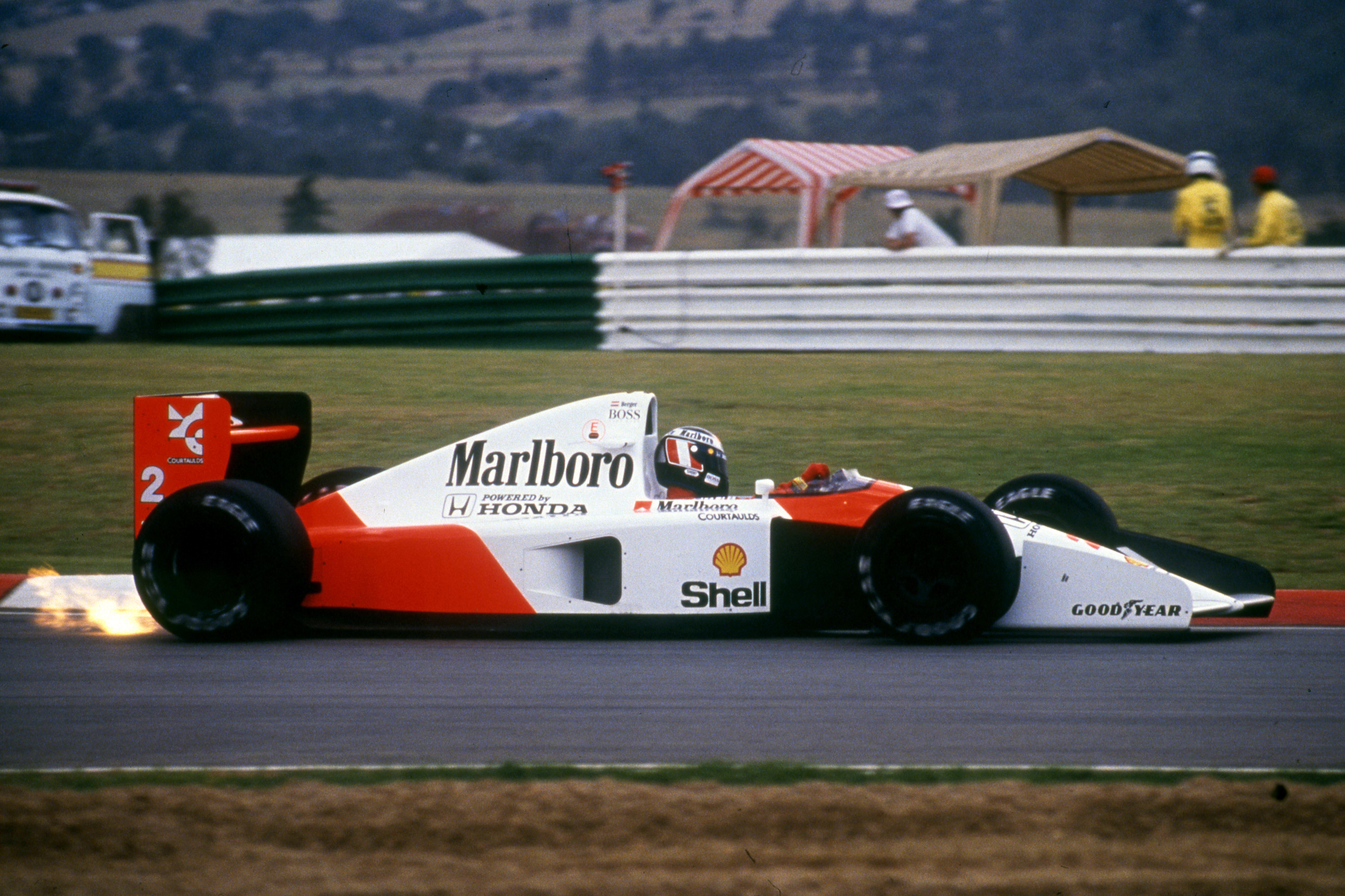 Gerhard Berger McLaren South African Grand Prix 1992 Kyalami