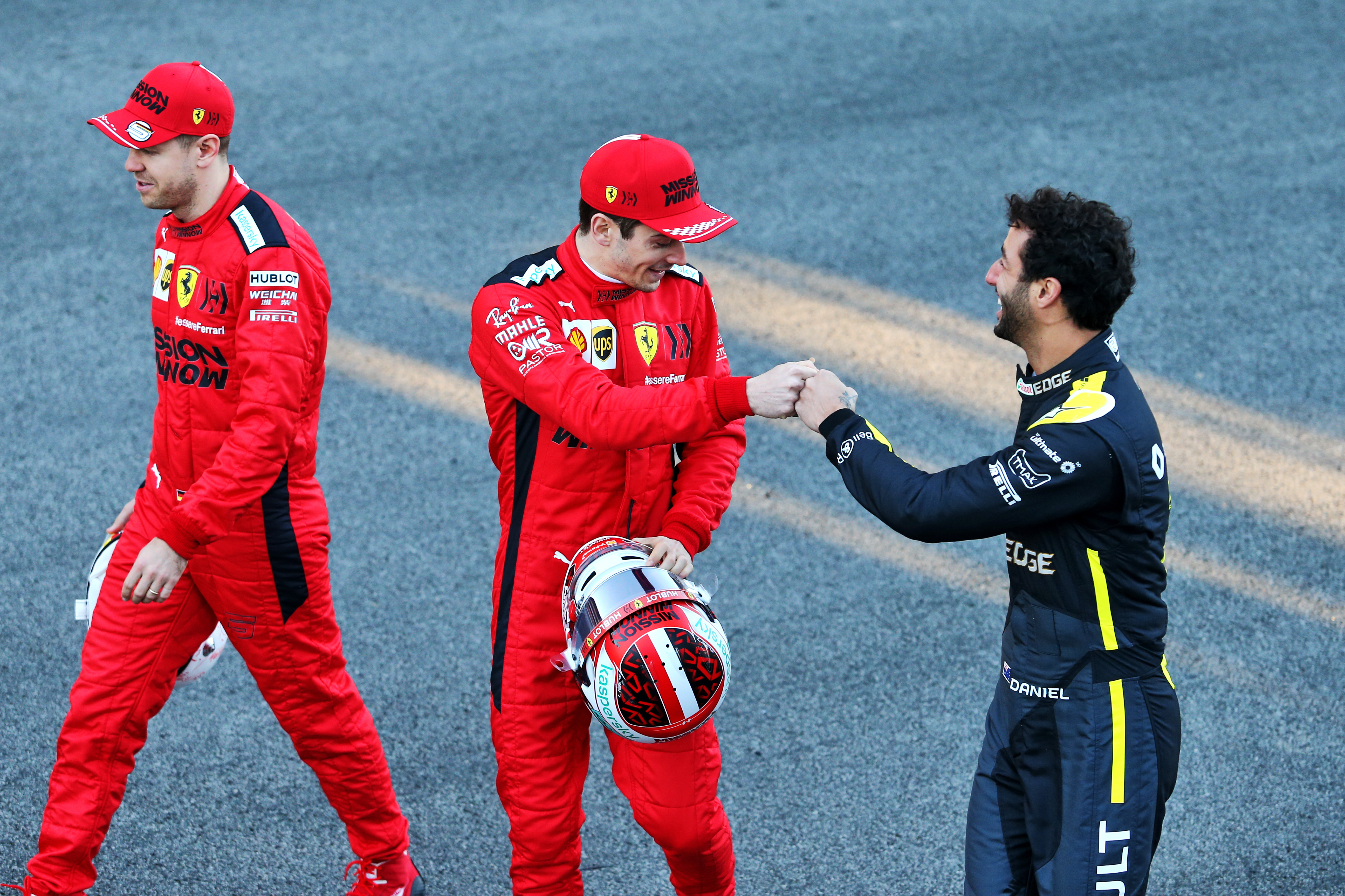 Sebastian Vettel Charles Leclerc Ferrari Daniel Ricciardo Renault F1 2020