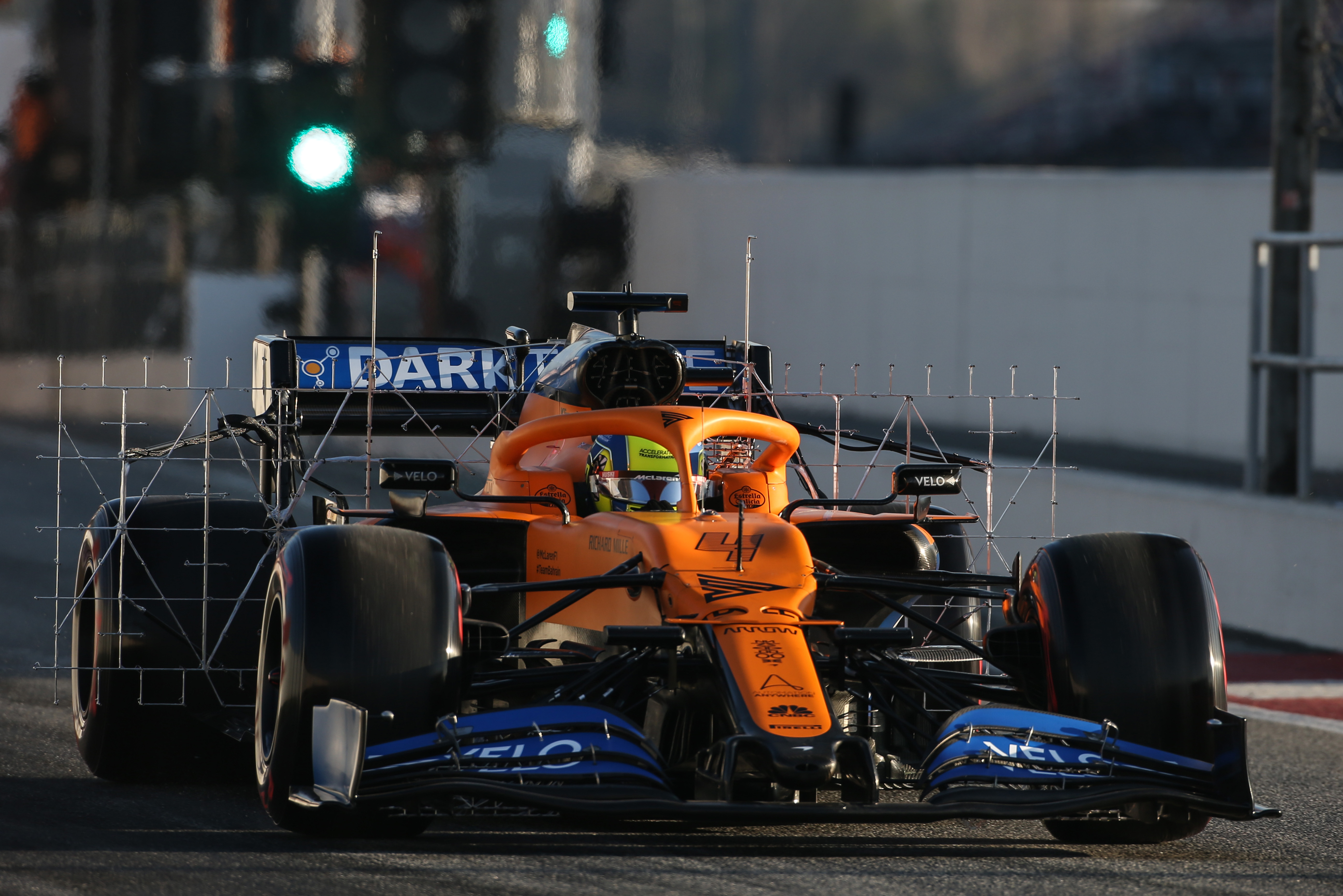 Lando Norris McLaren Barcelona F1 testing 2020