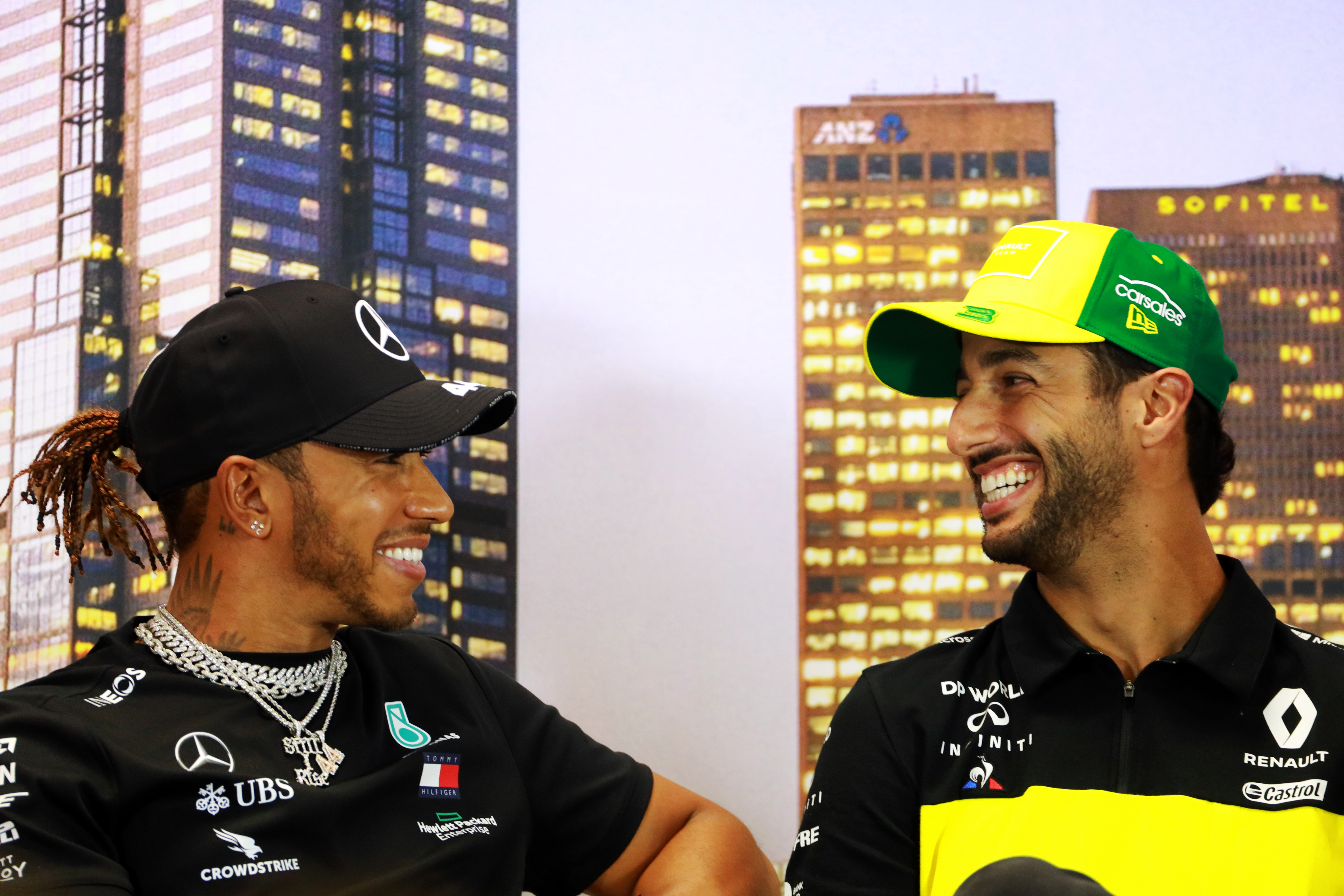 Lewis Hamilton Daniel Ricciardo F1 2020