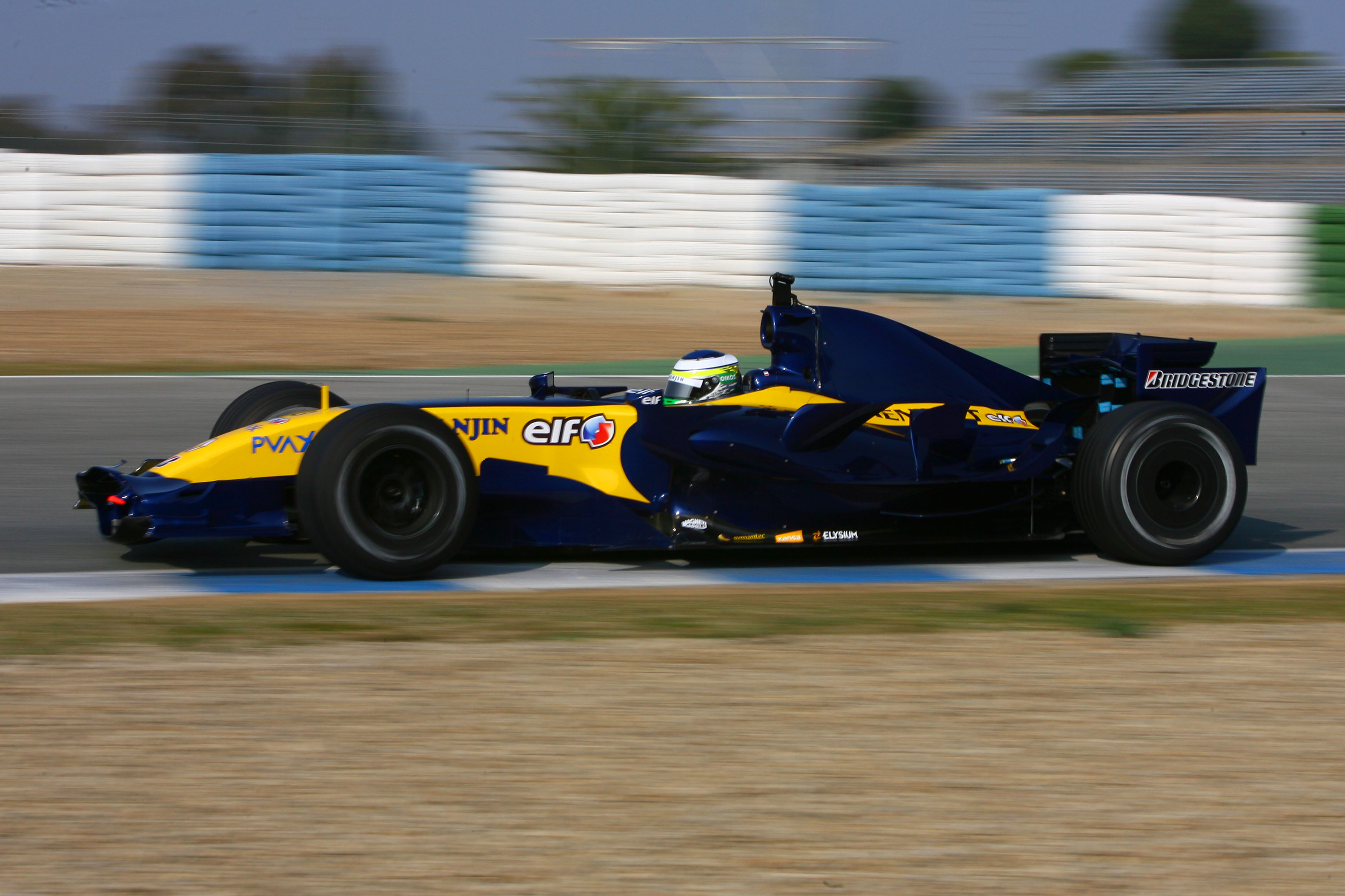 Giancarlo Fisichella Renault F1 testing 2007