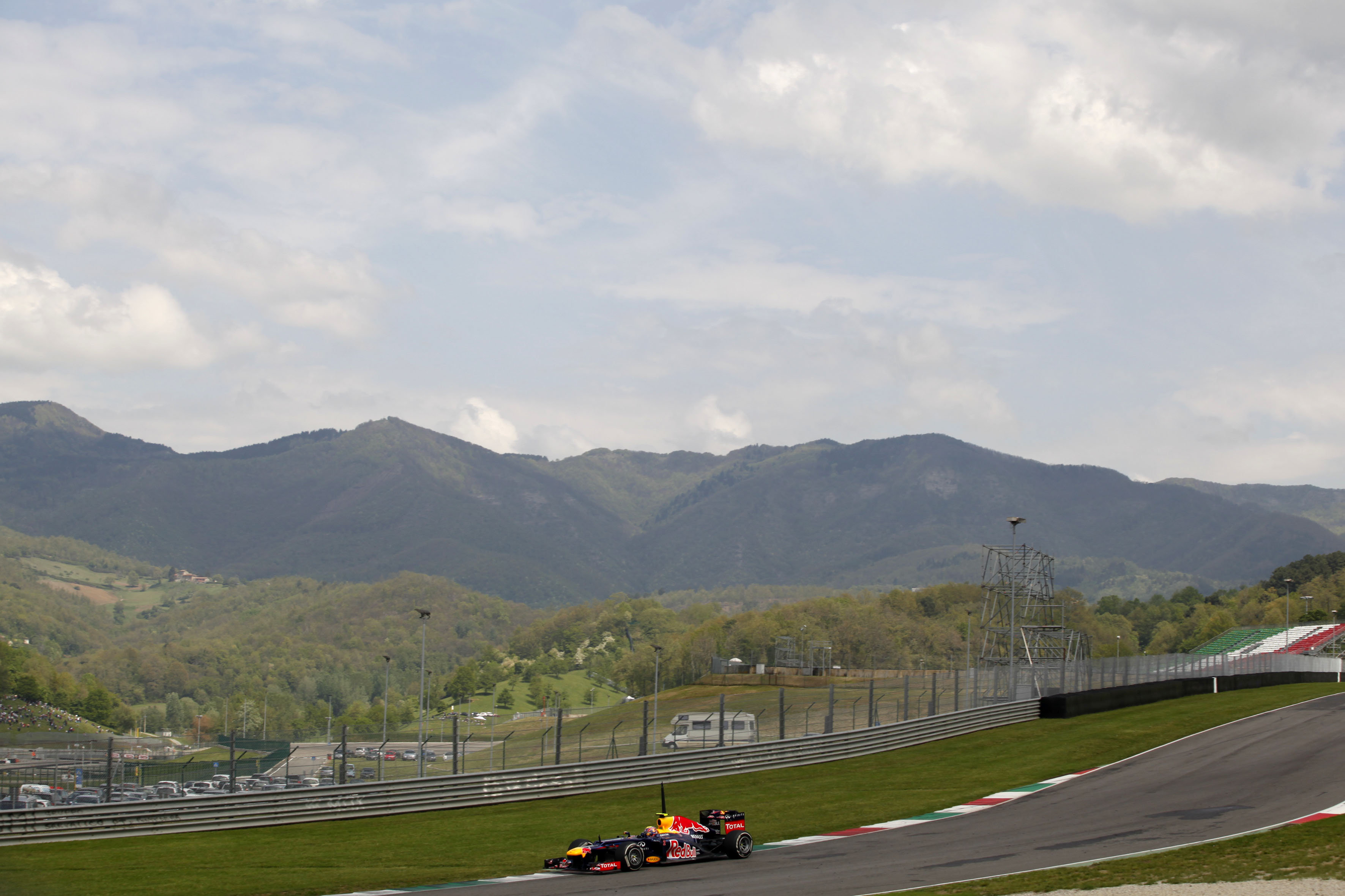 Mark Webber Red Bull Mugello F1 testing 2012