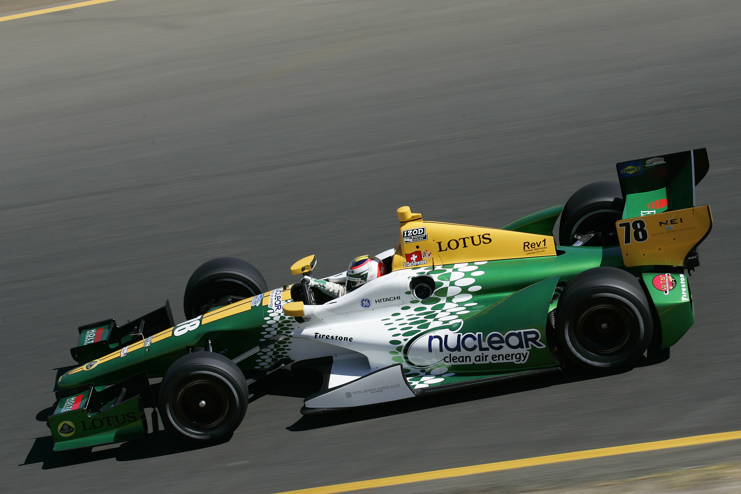 Simona de Silvestro Lotus Sonoma IndyCar 2012