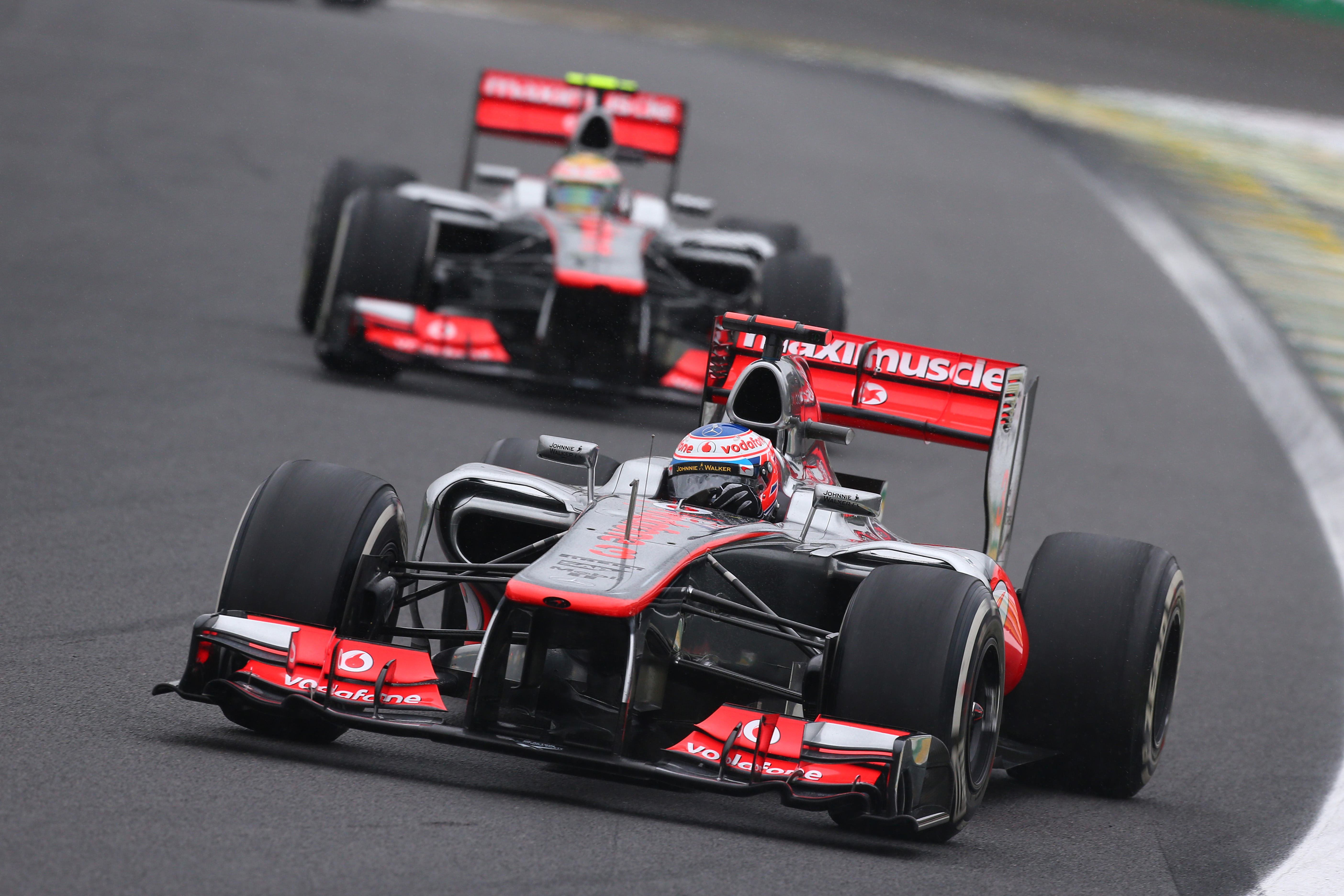 Jenson Button McLaren F1 Brazil 2012