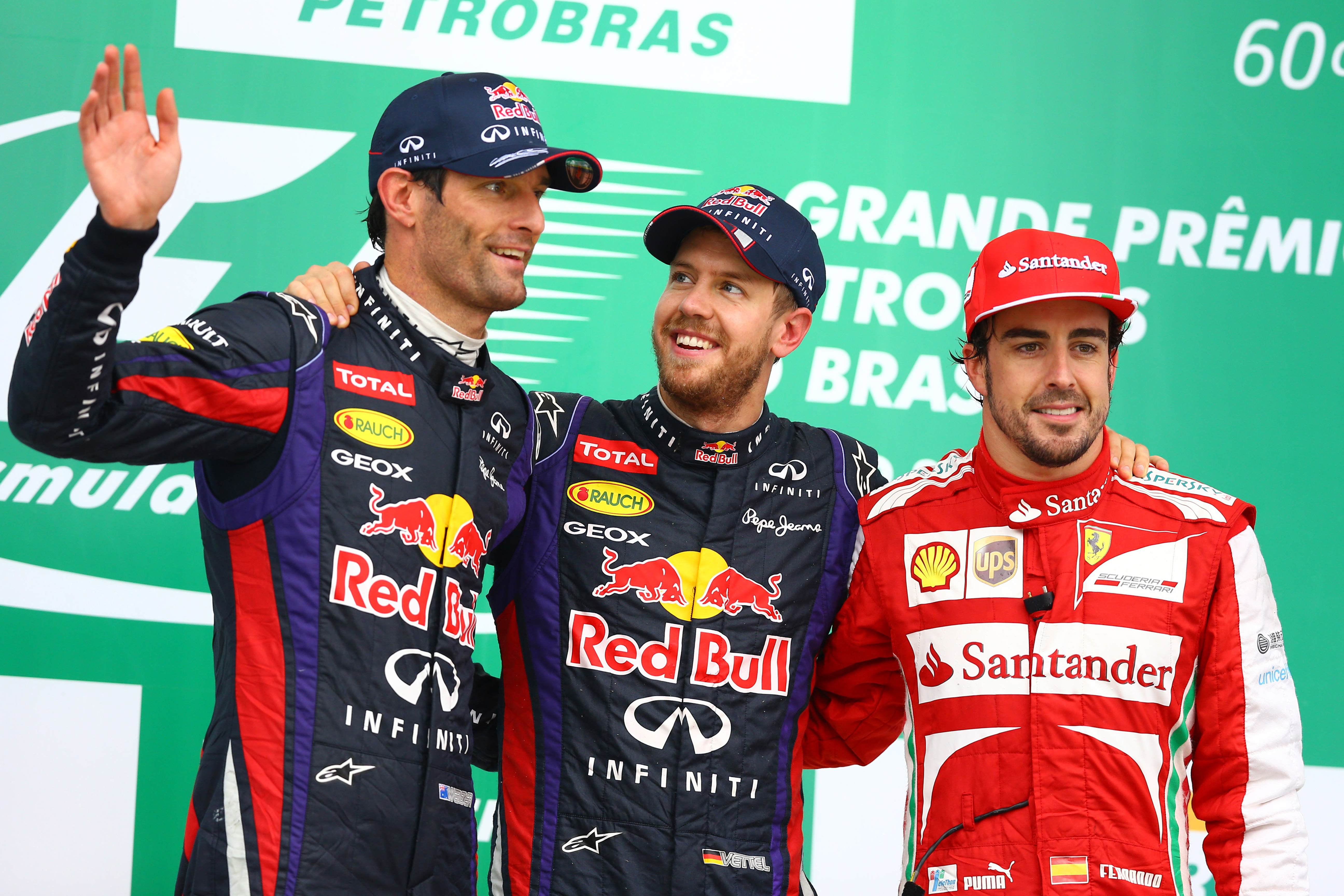 Mark Webber Sebastian Vettel F1 Red Bull 2013