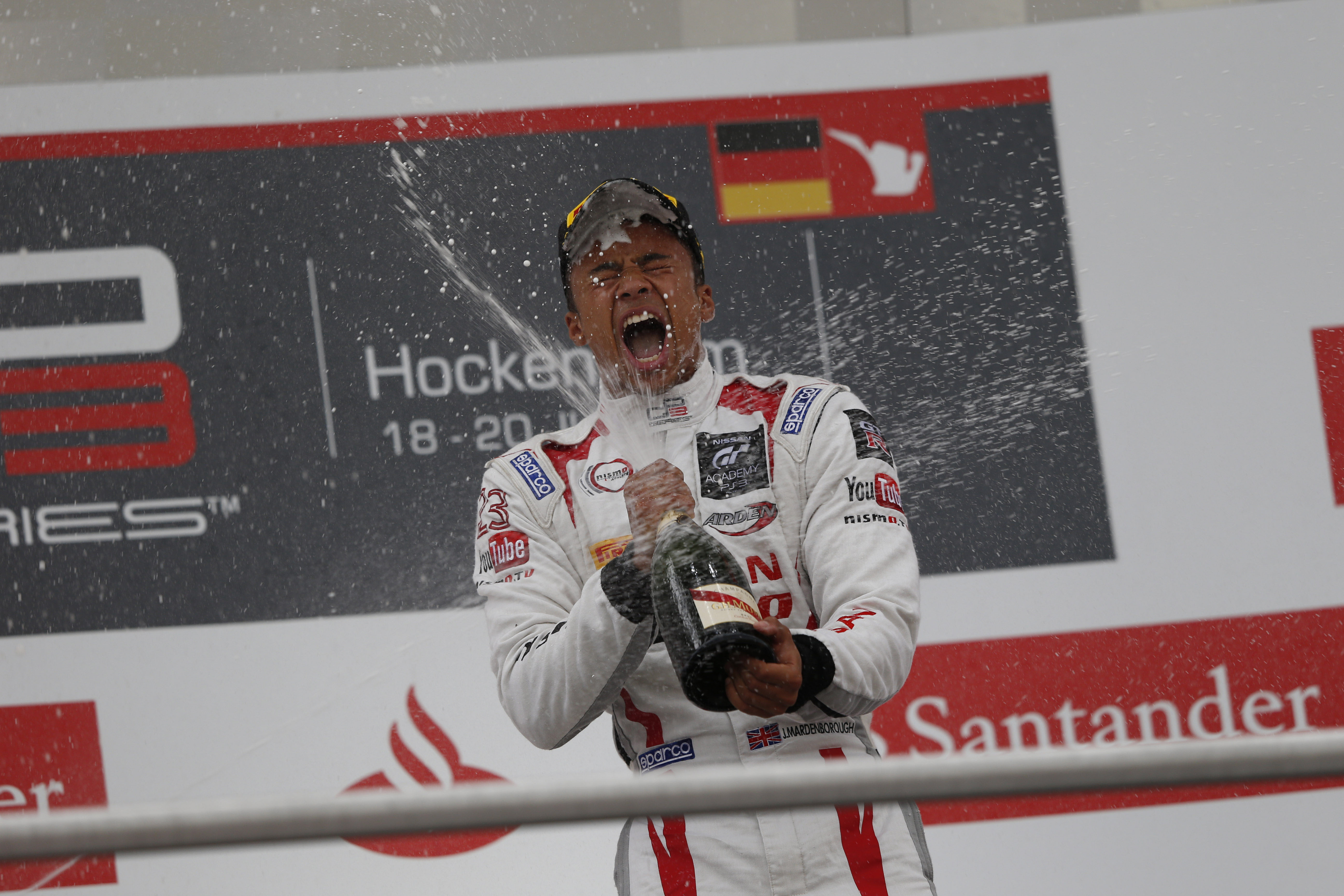 Jann Mardenborough wins Hockenheim GP3 2014
