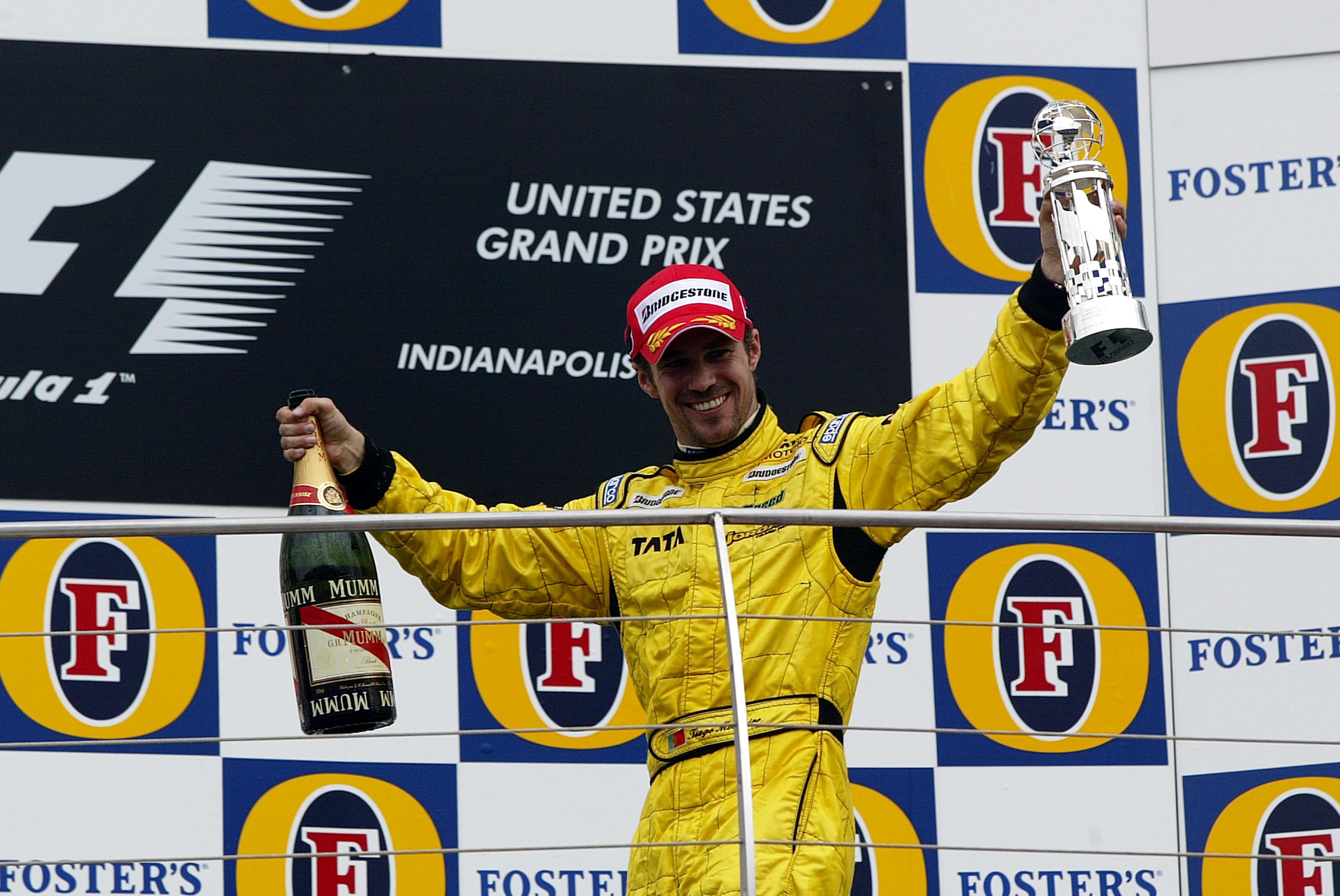 Tiago Monteiro Indianapolis podium 2005