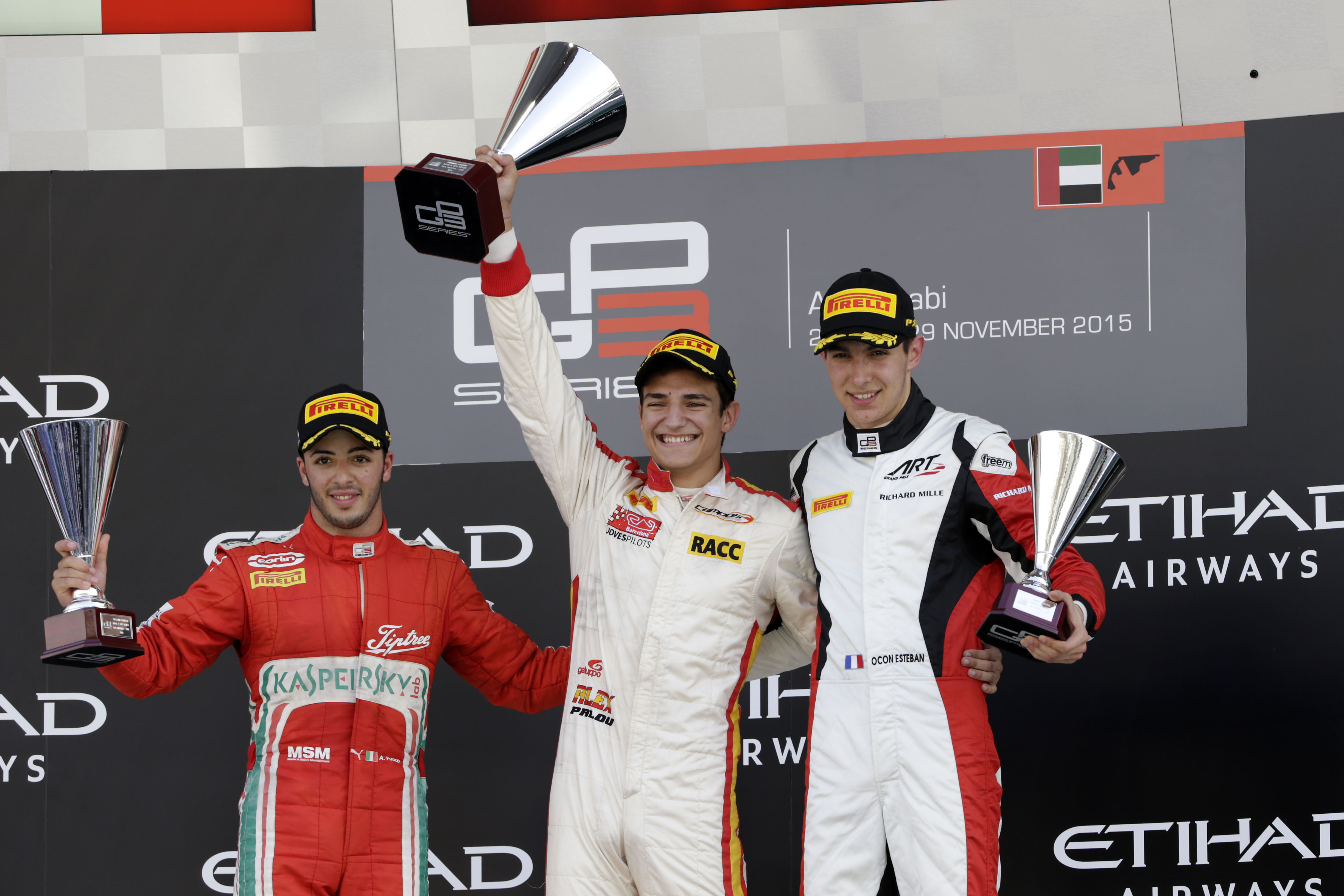 Alex Palou wins Abu Dhabi GP3 2015