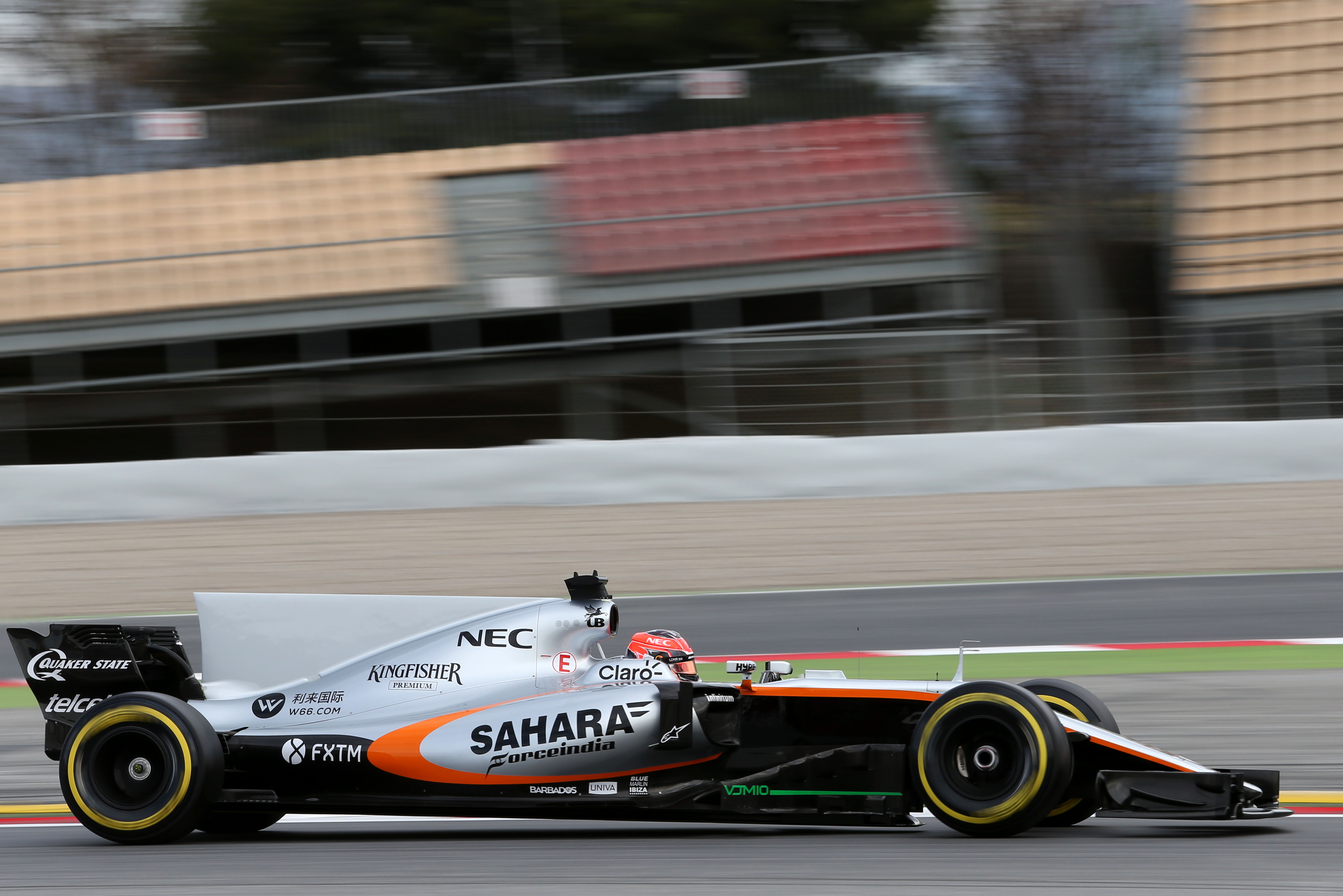 Esteban Ocon Force India 2017 F1 testing