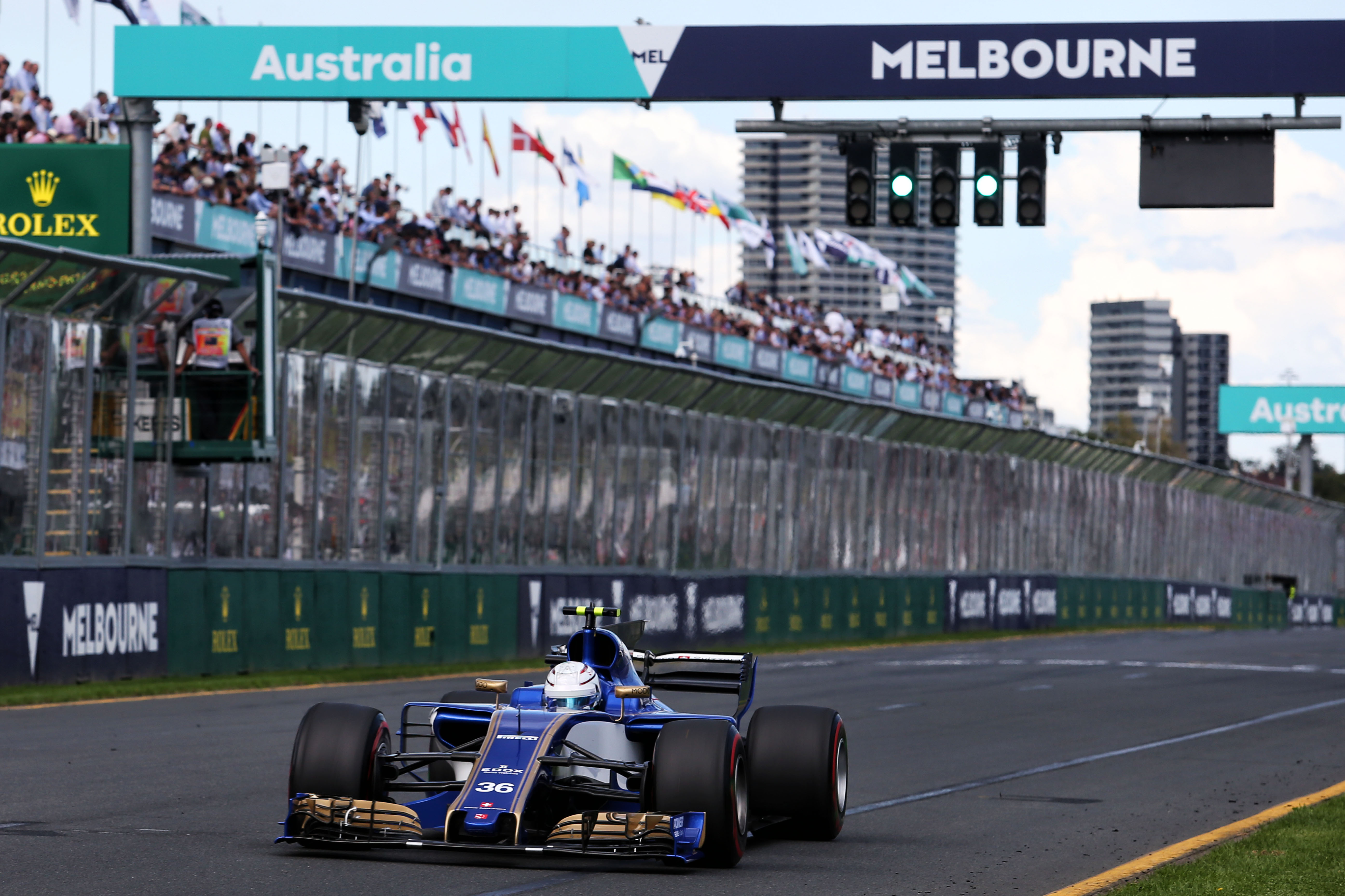 Motor Racing Formula One World Championship Australian Grand Prix Qualifying Day Melbourne, Australia