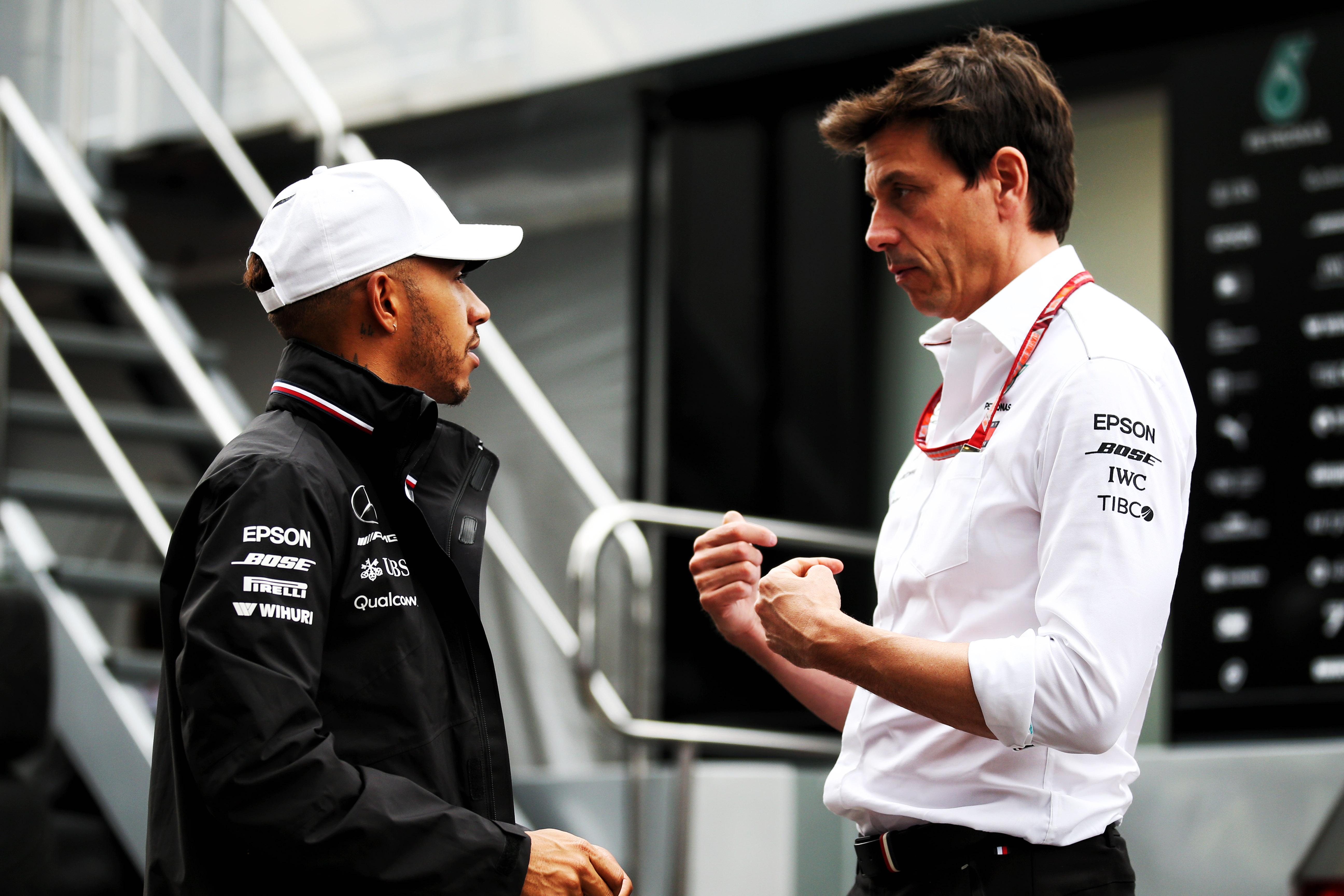 Lewis Hamilton Toto Wolff