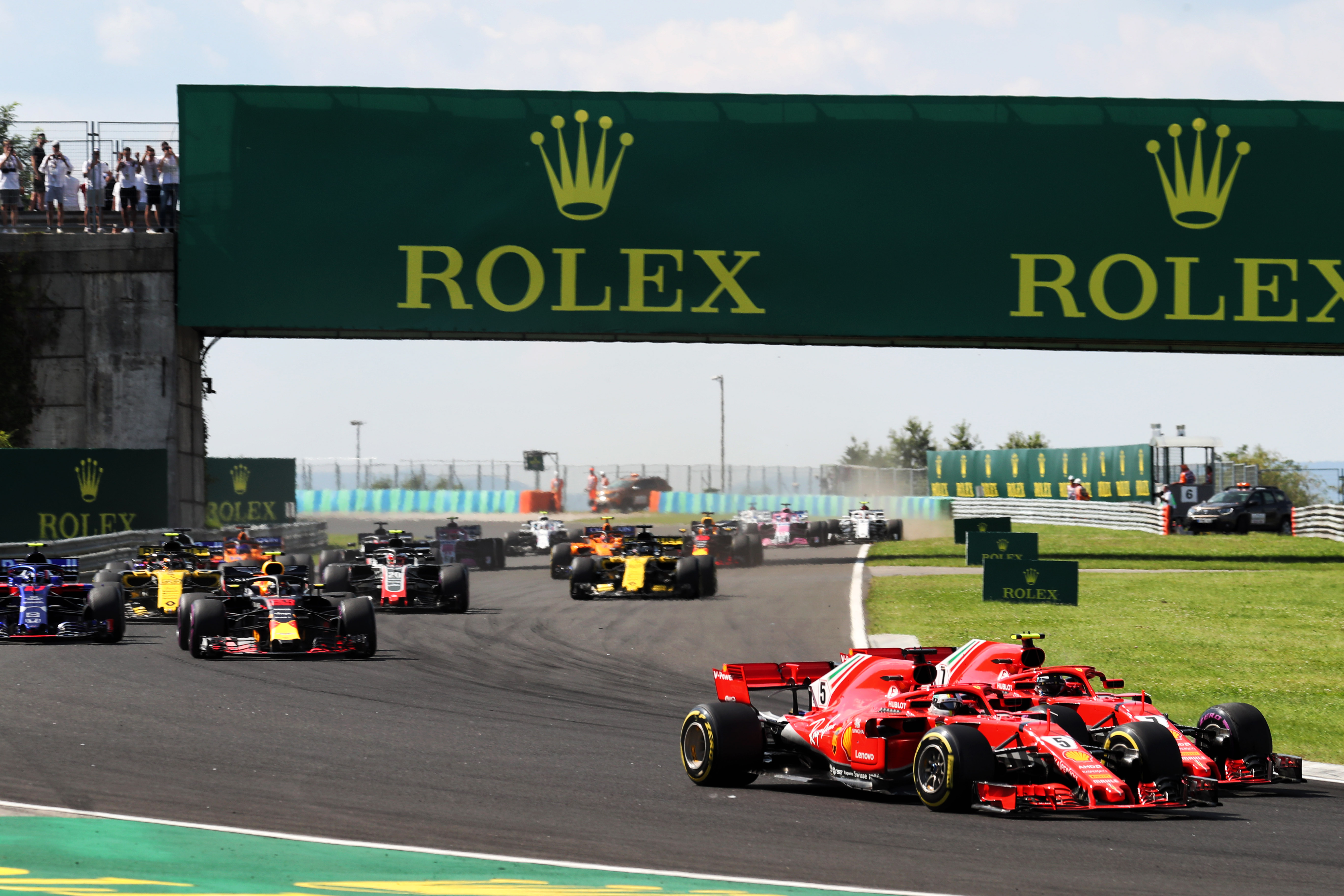 Sebastian Vettel Kimi Raikkonen Ferrari F1 2016