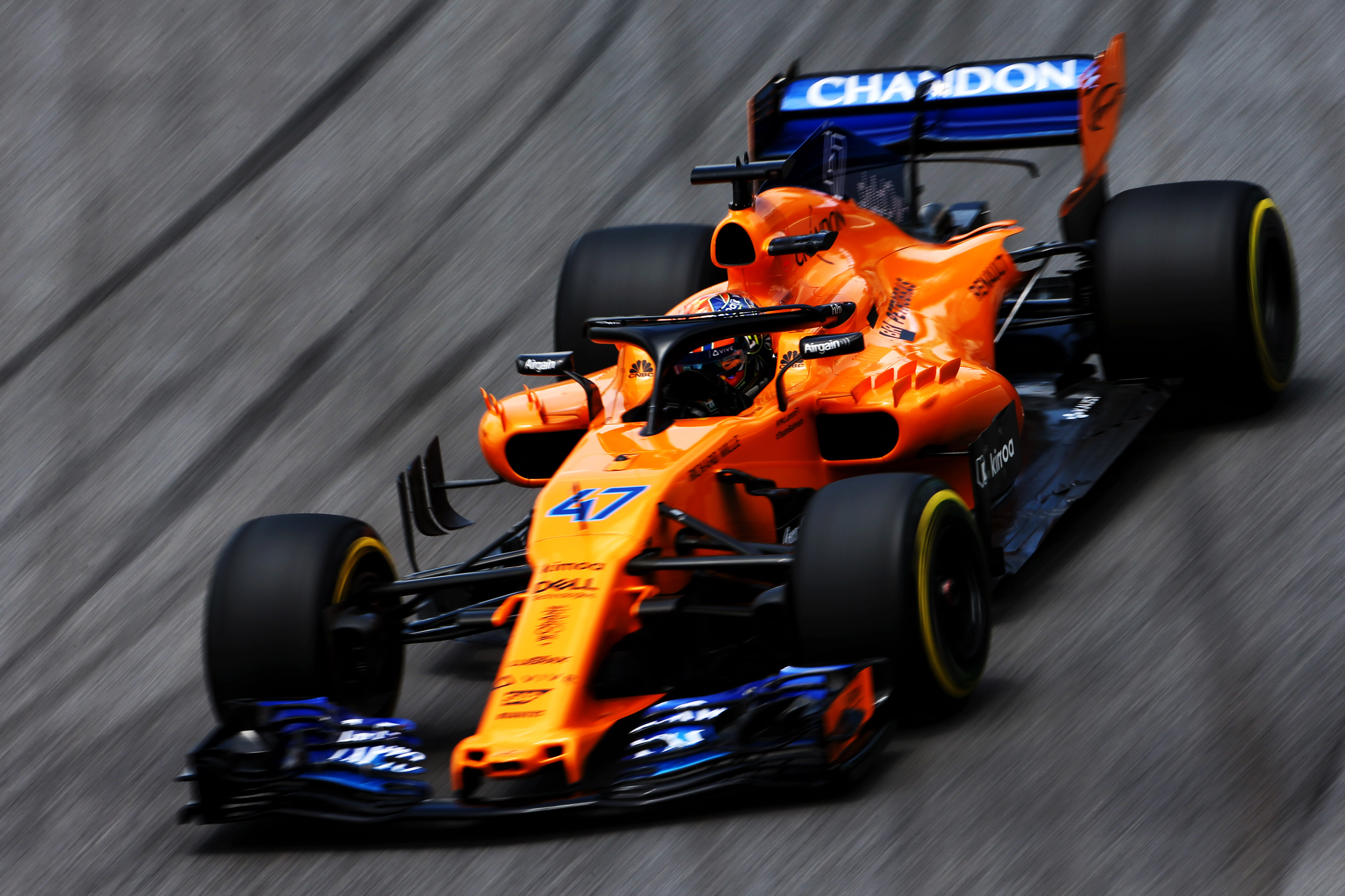 Lando Norris McLaren Brazilian Grand Prix practice Interlagos 2018