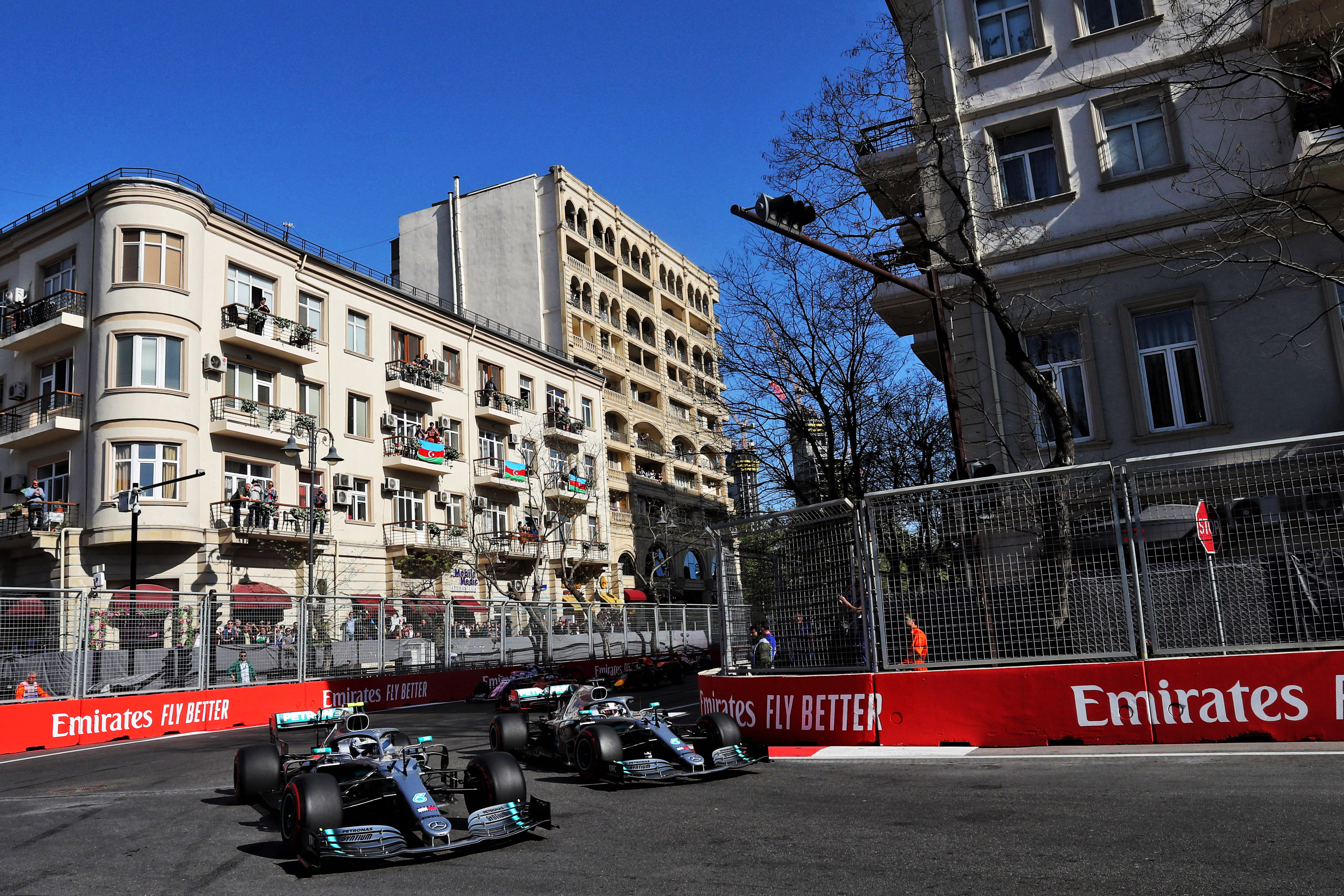 Valtteri Bottas Lewis Hamilton Mercedes Azerbaijan Grand Prix 2019 Baku