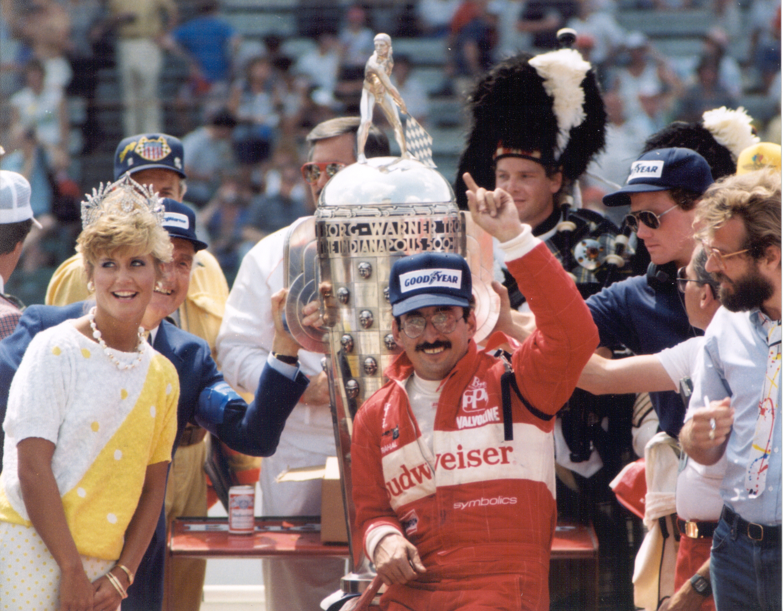 Bobby Rahal wins Indianapolis 500 1986