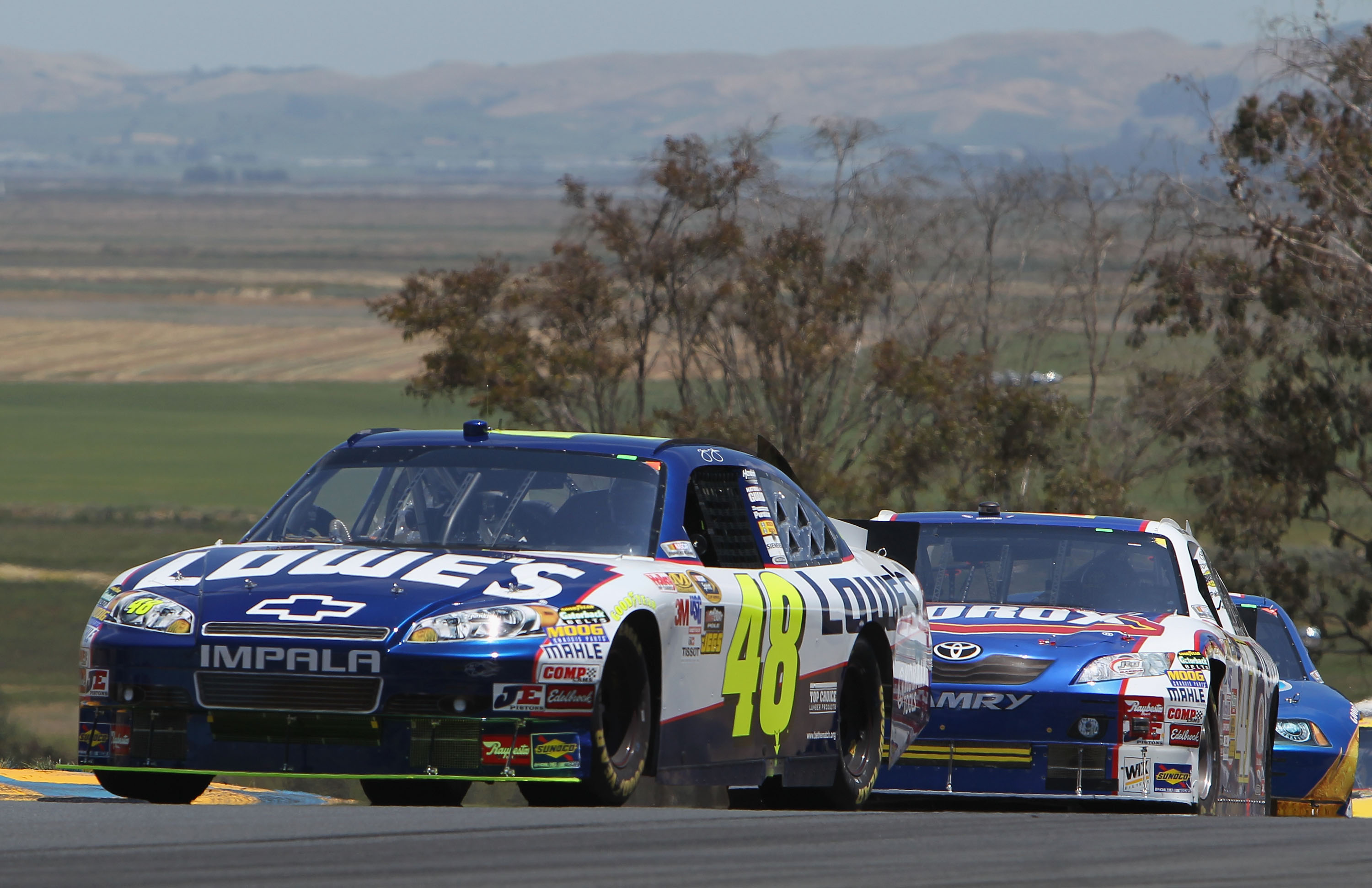 Jimmie Johnson Sonoma NASCAR 2010