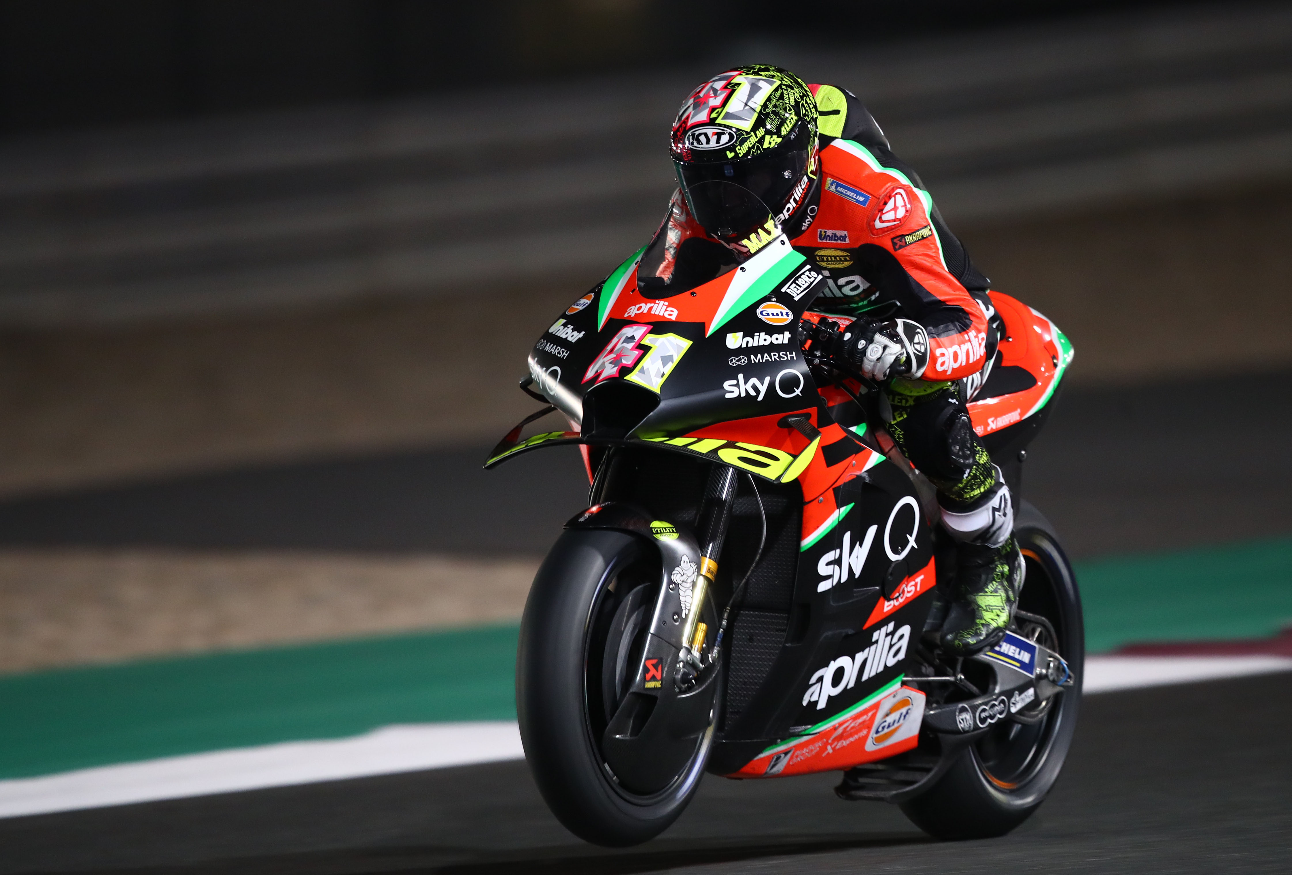 Aleix Espargaro Aprilia Qatar MotoGP testing 2020