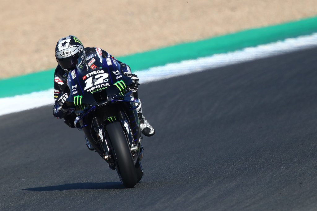 Vinales leads Rossi in first MotoGP practice at Jerez