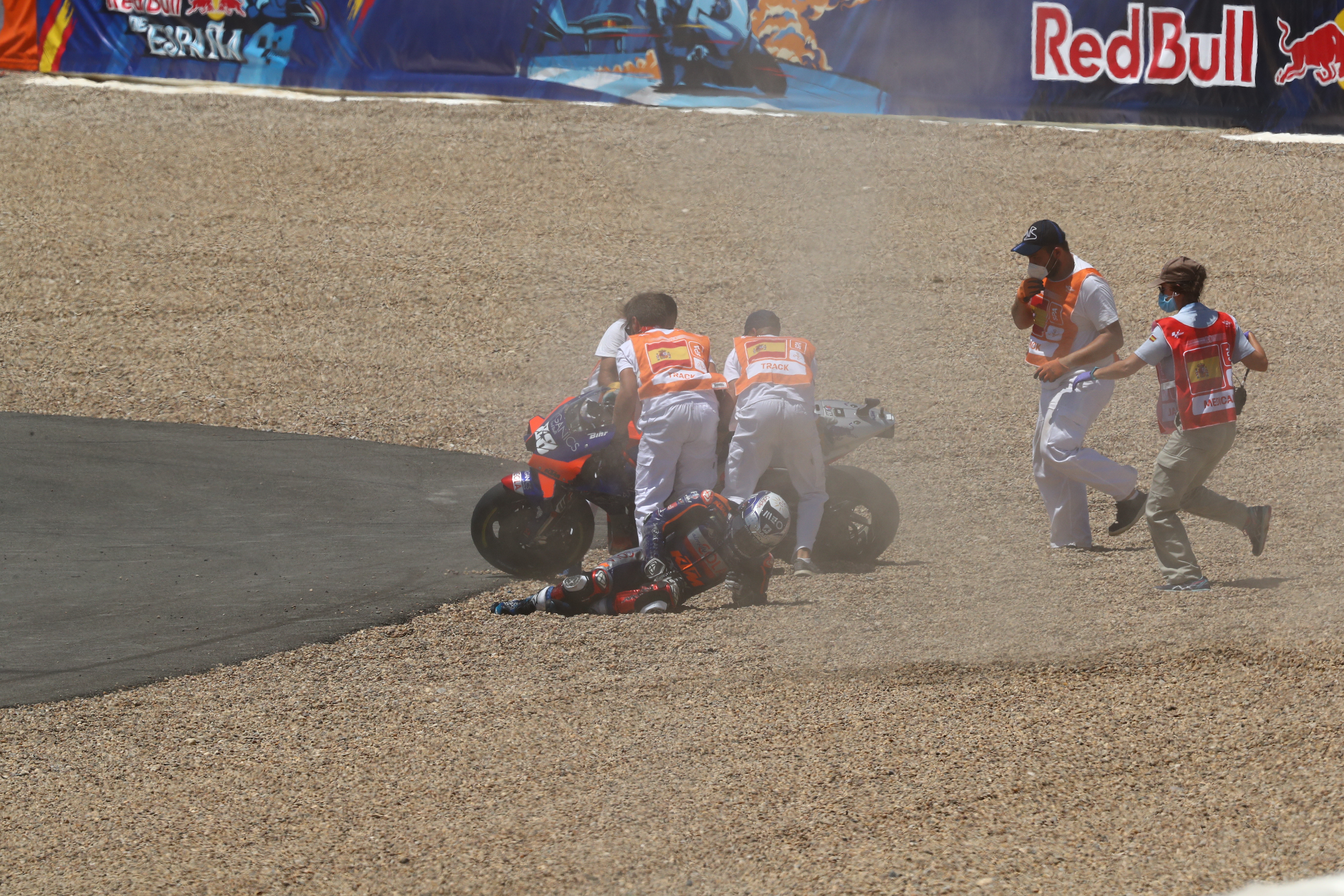 Miguel Oliveira crash