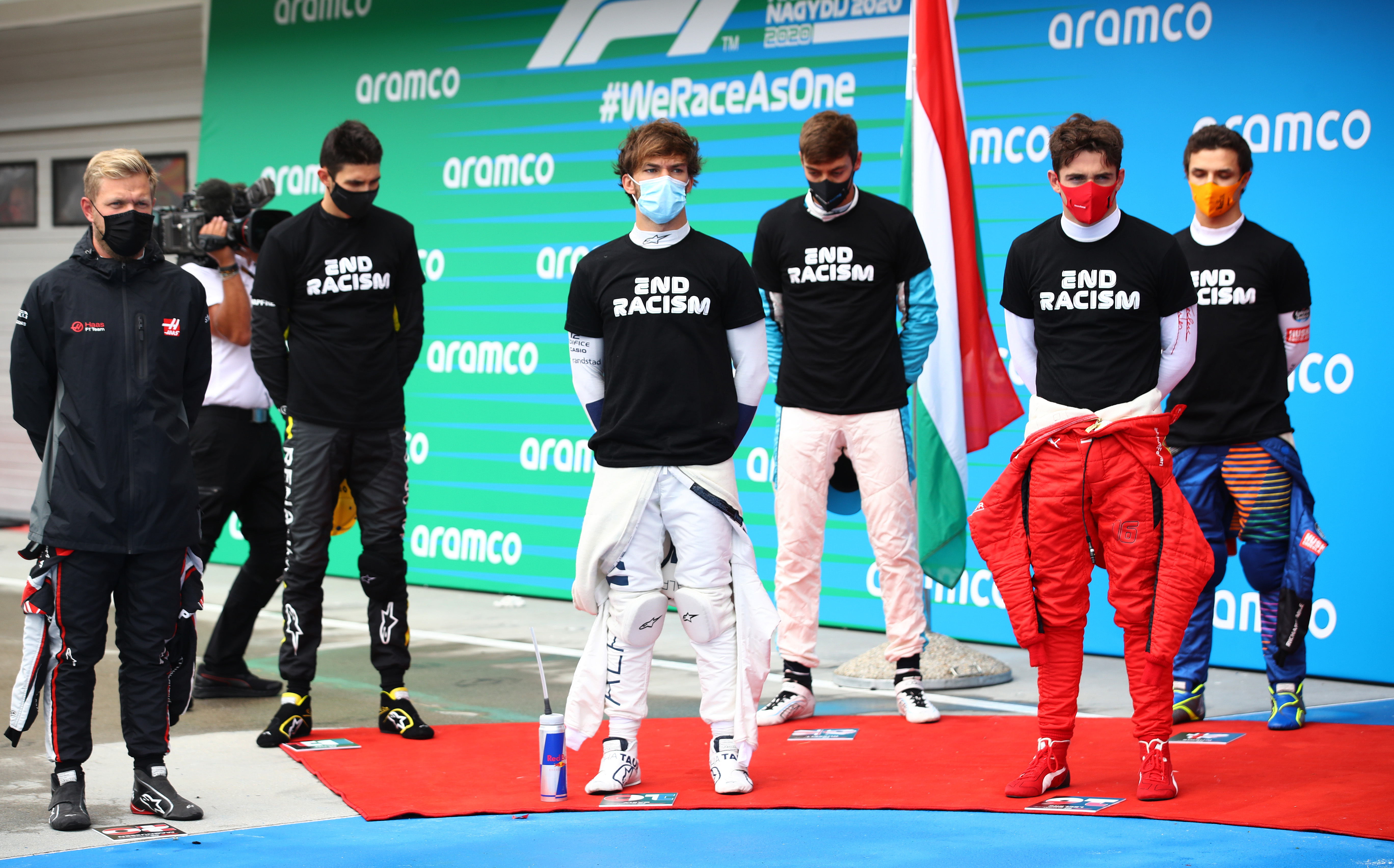 F1 drivers anti racism Hungarian Grand Prix