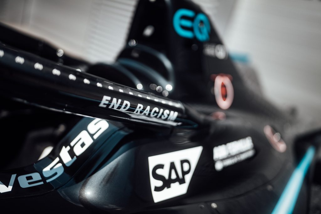 Mercedes Formula E team switches to black livery too