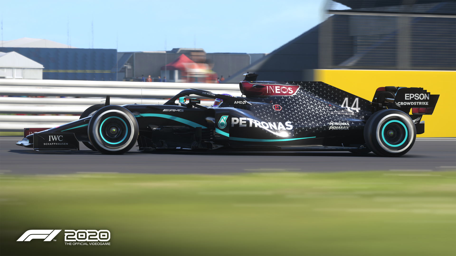 Black livery Mercedes F1 2020 game