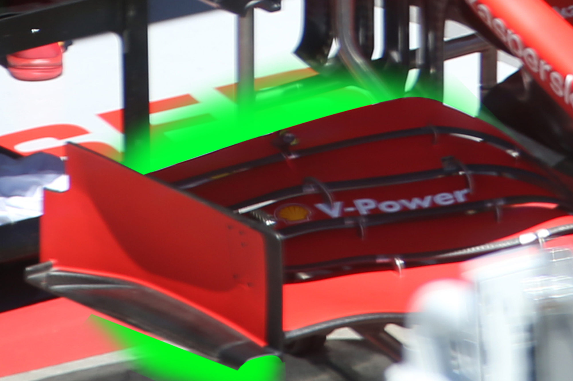 Ferrari Front Wing Detail Old