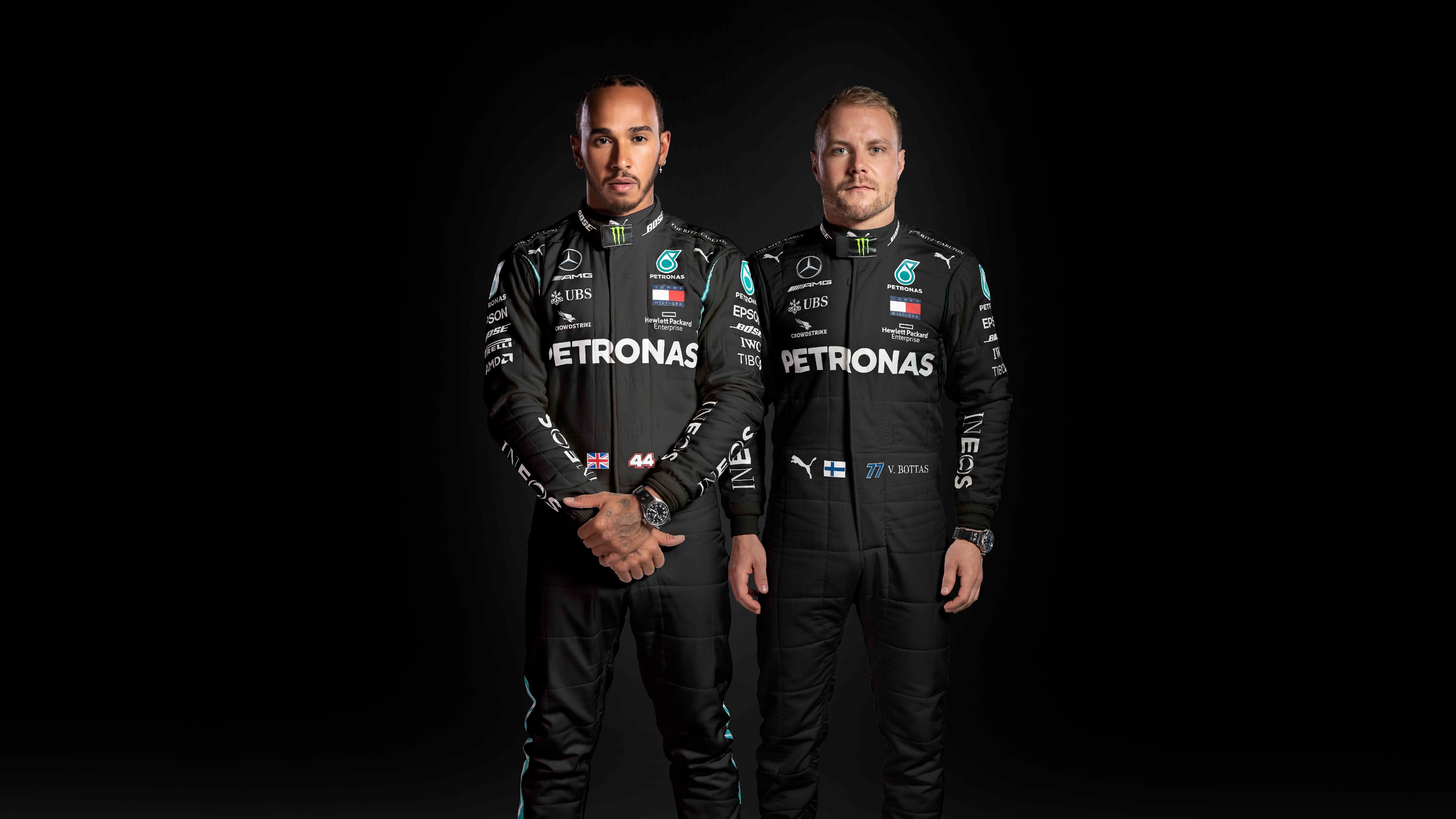 Lewis Hamilton and Valtteri Bottas