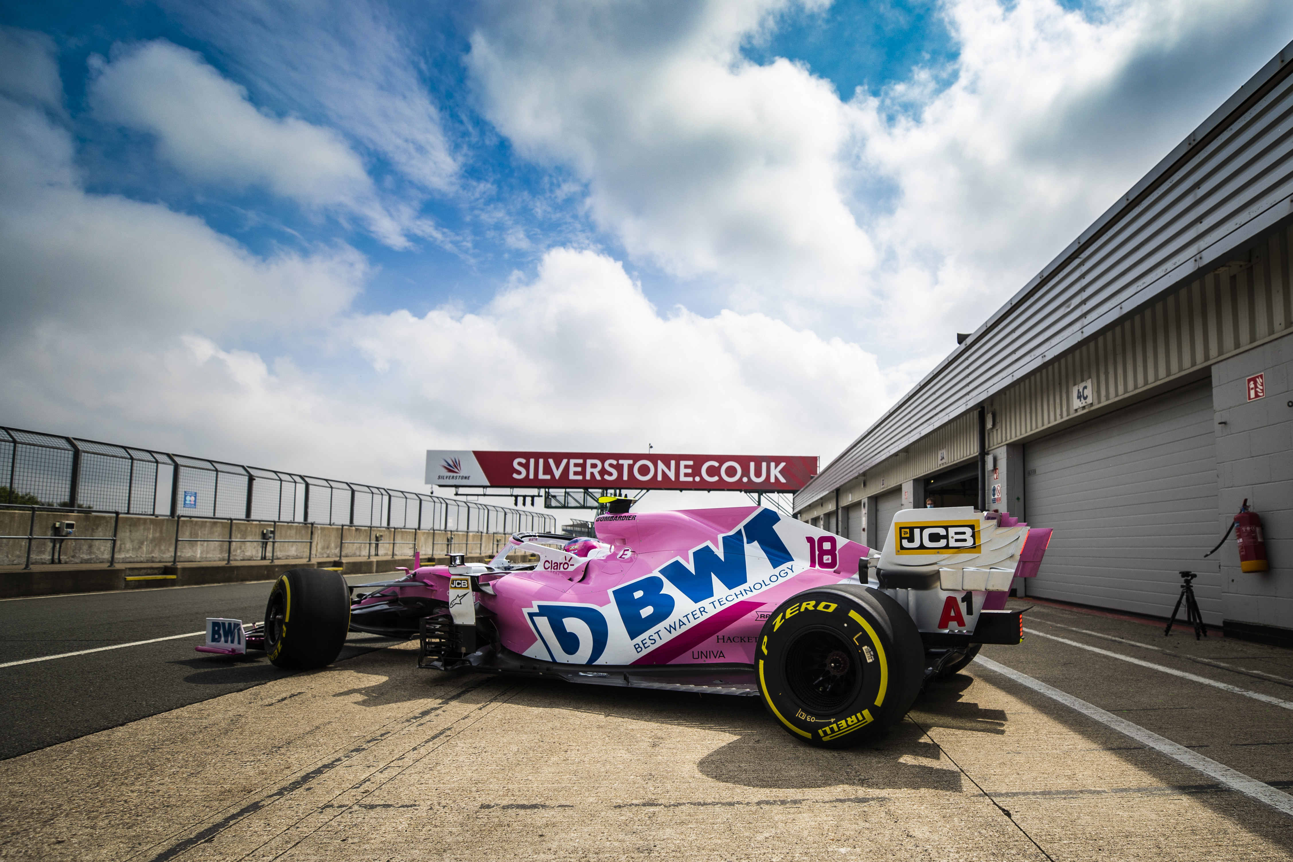 Lance Stroll, Racing Point Rp20, Leaves The Garage