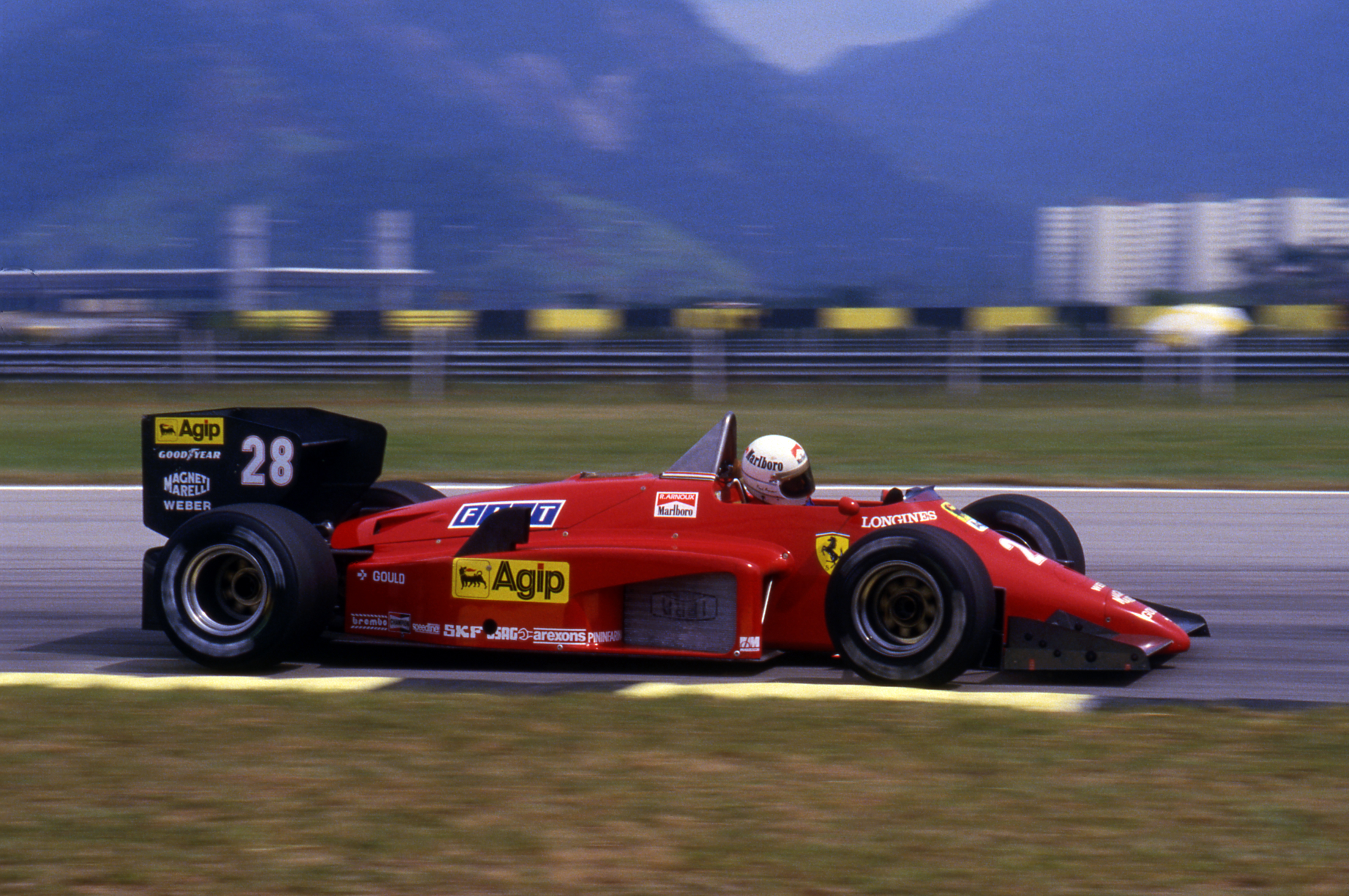 Rene Arnoux Ferrari Brazilian Grand Prix 1985