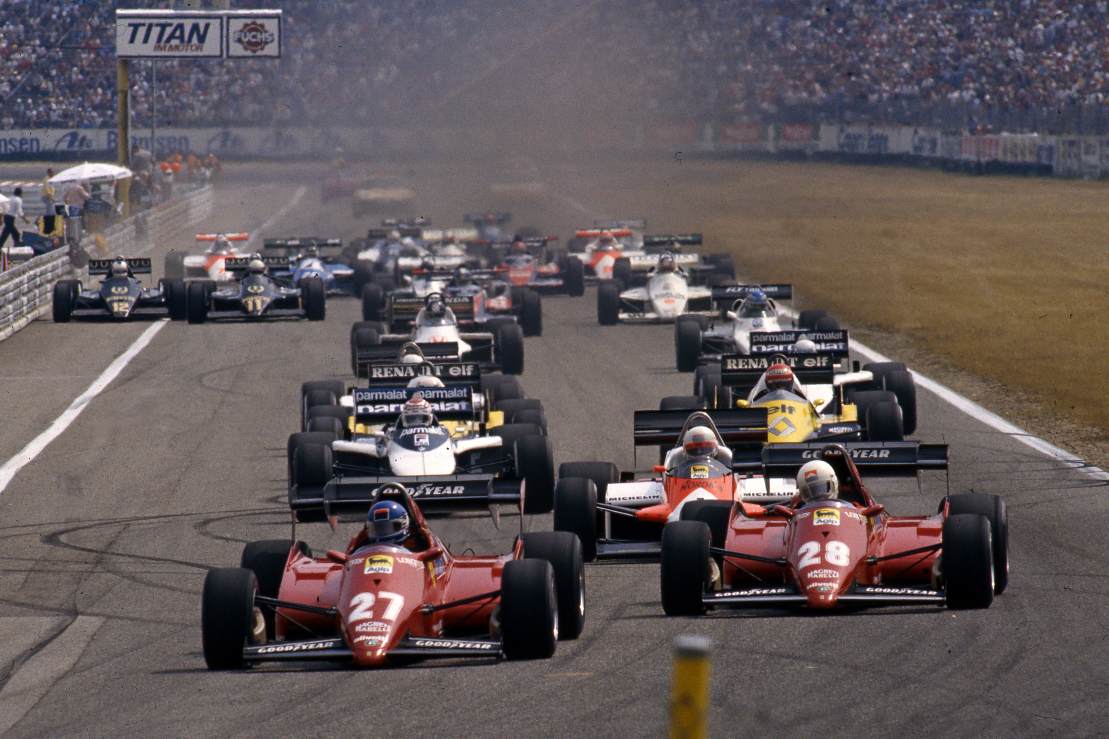 Patrick Tambay Ferrari German Grand Prix 1983 Hockenheim