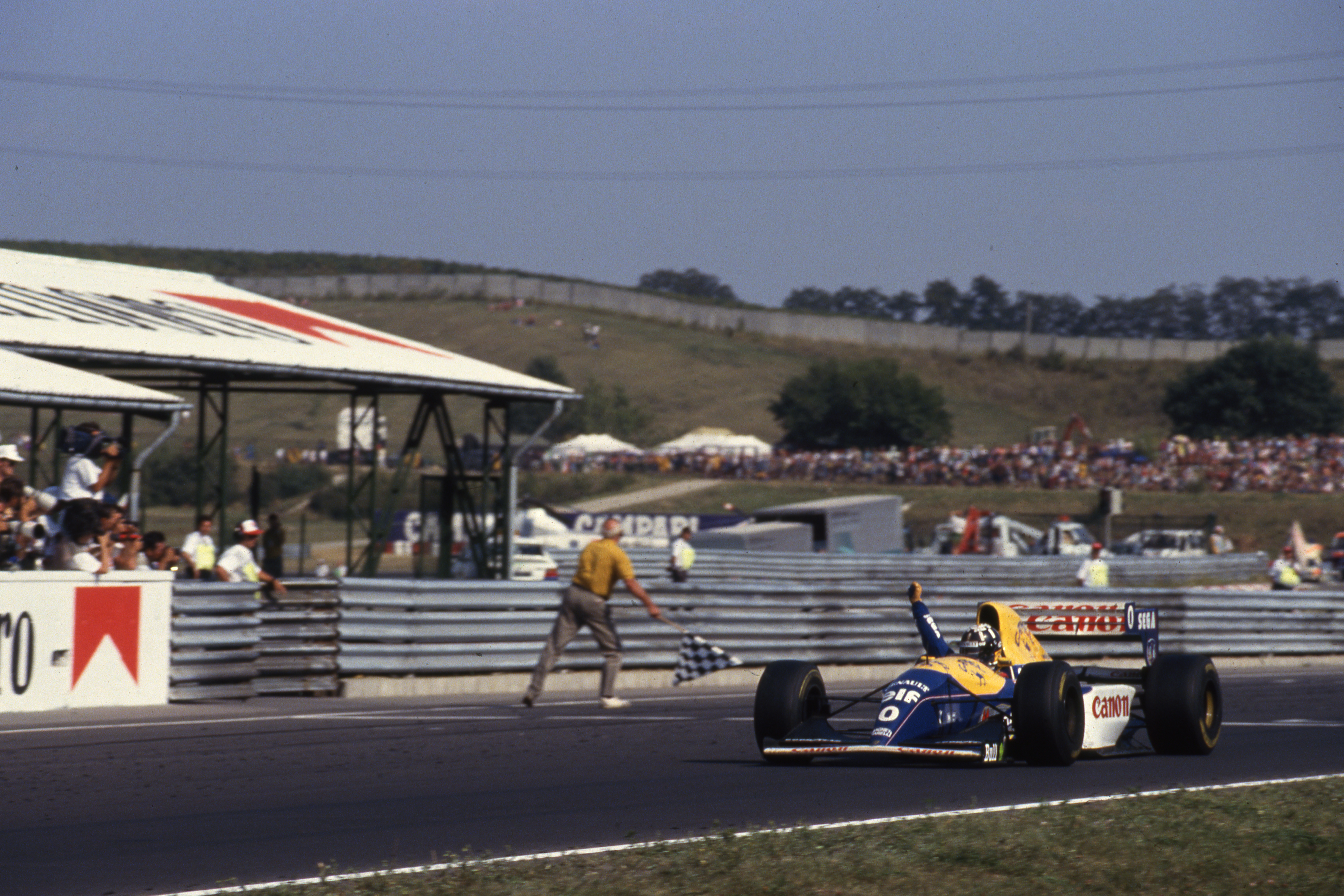 Damon Hill Williams wins 1993 Hungarian Grand Prix