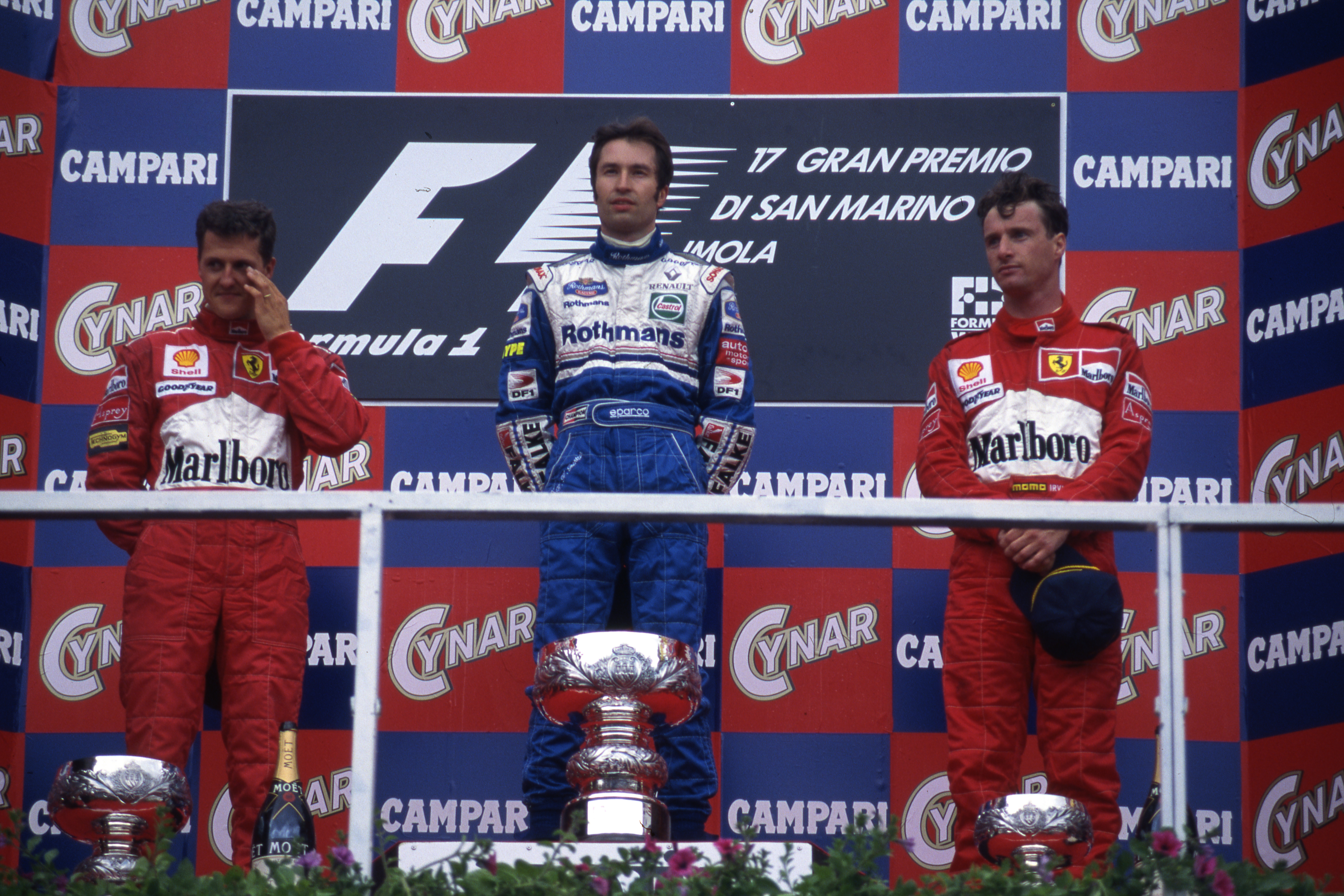Heinz Harald Frentzen wins San Marino Grand Prix 1997