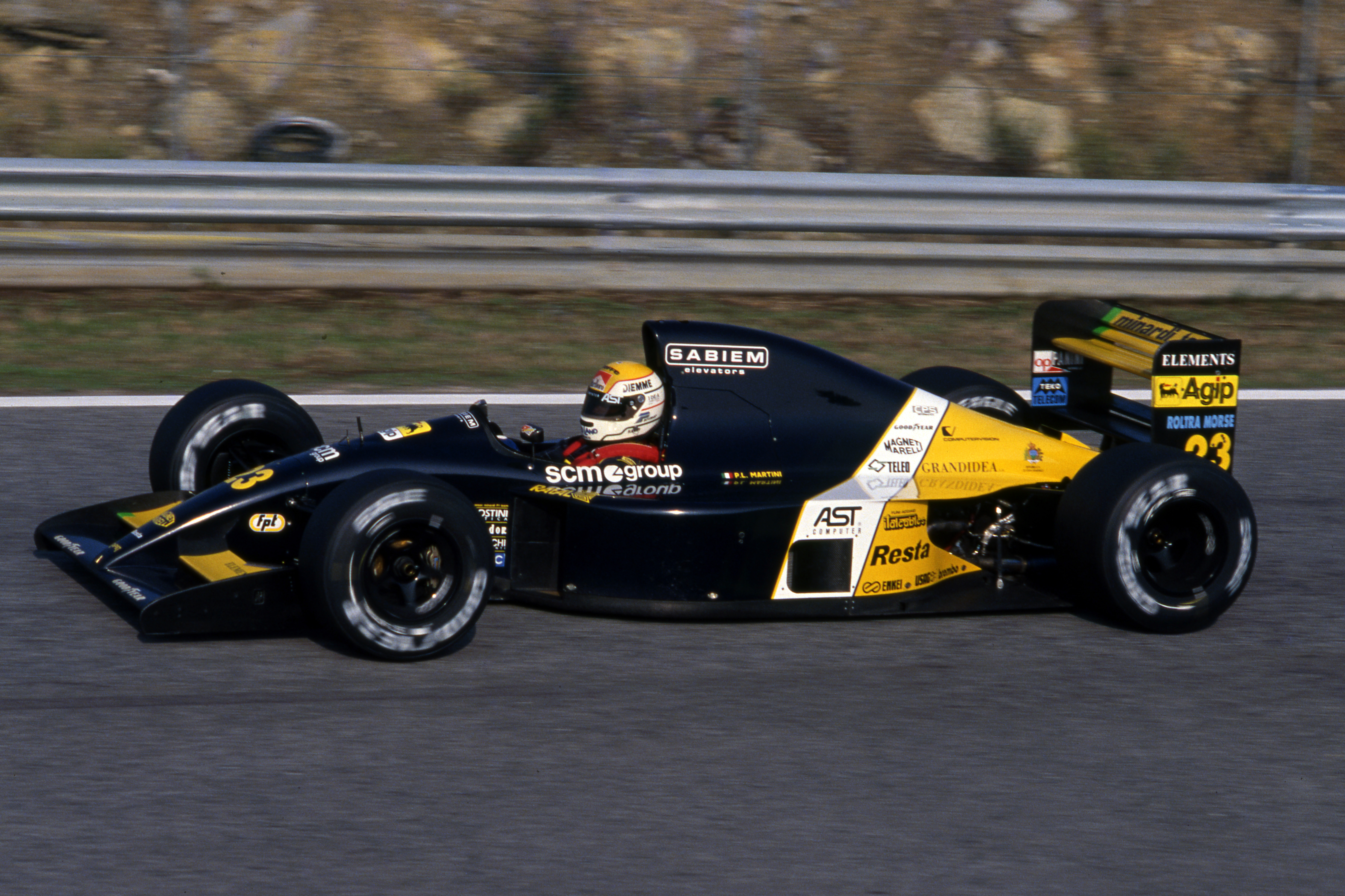 Pierluigi Martini Minardi Portuguese Grand Prix 1991 Estoril