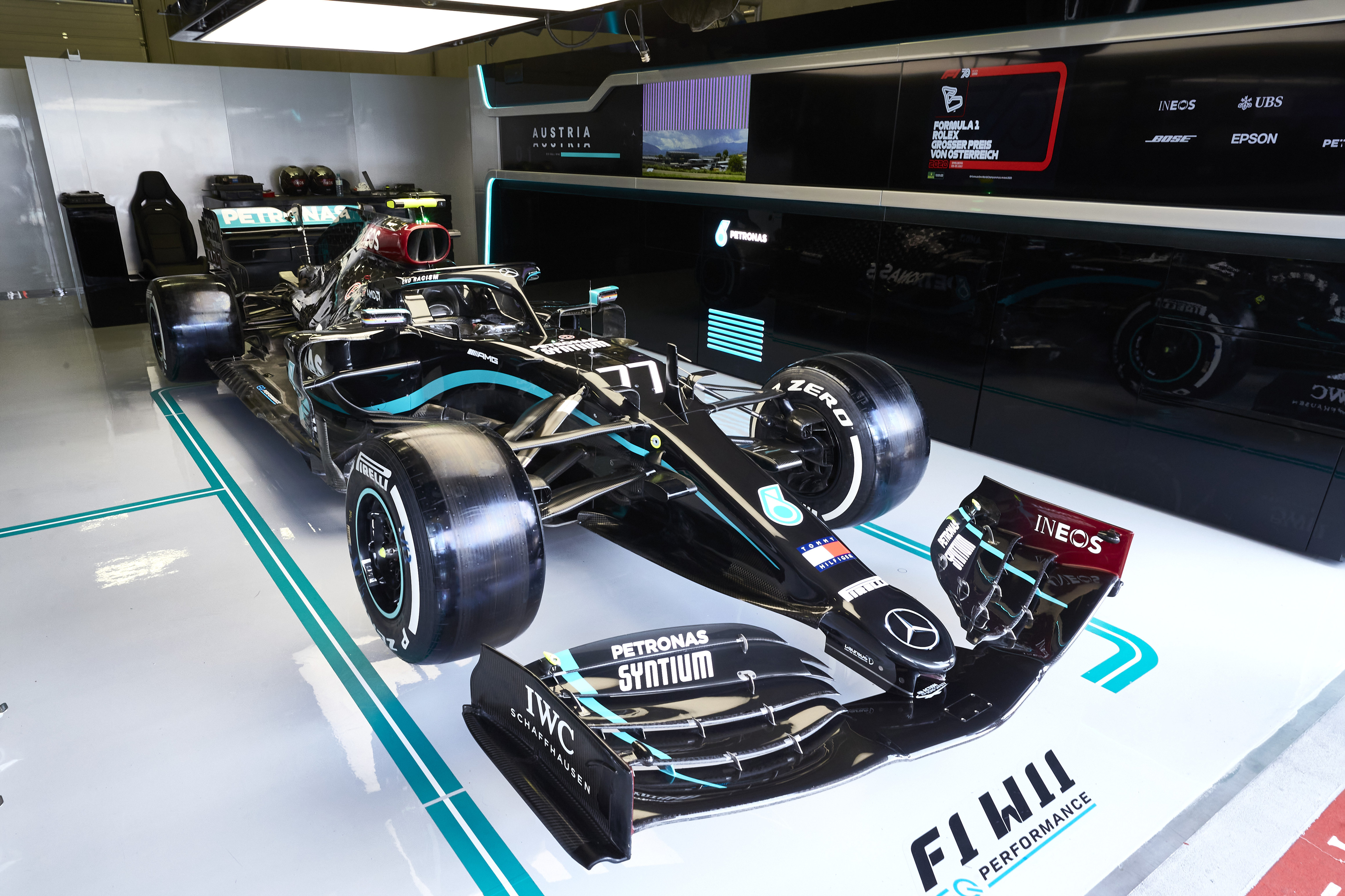 Mercedes black livery