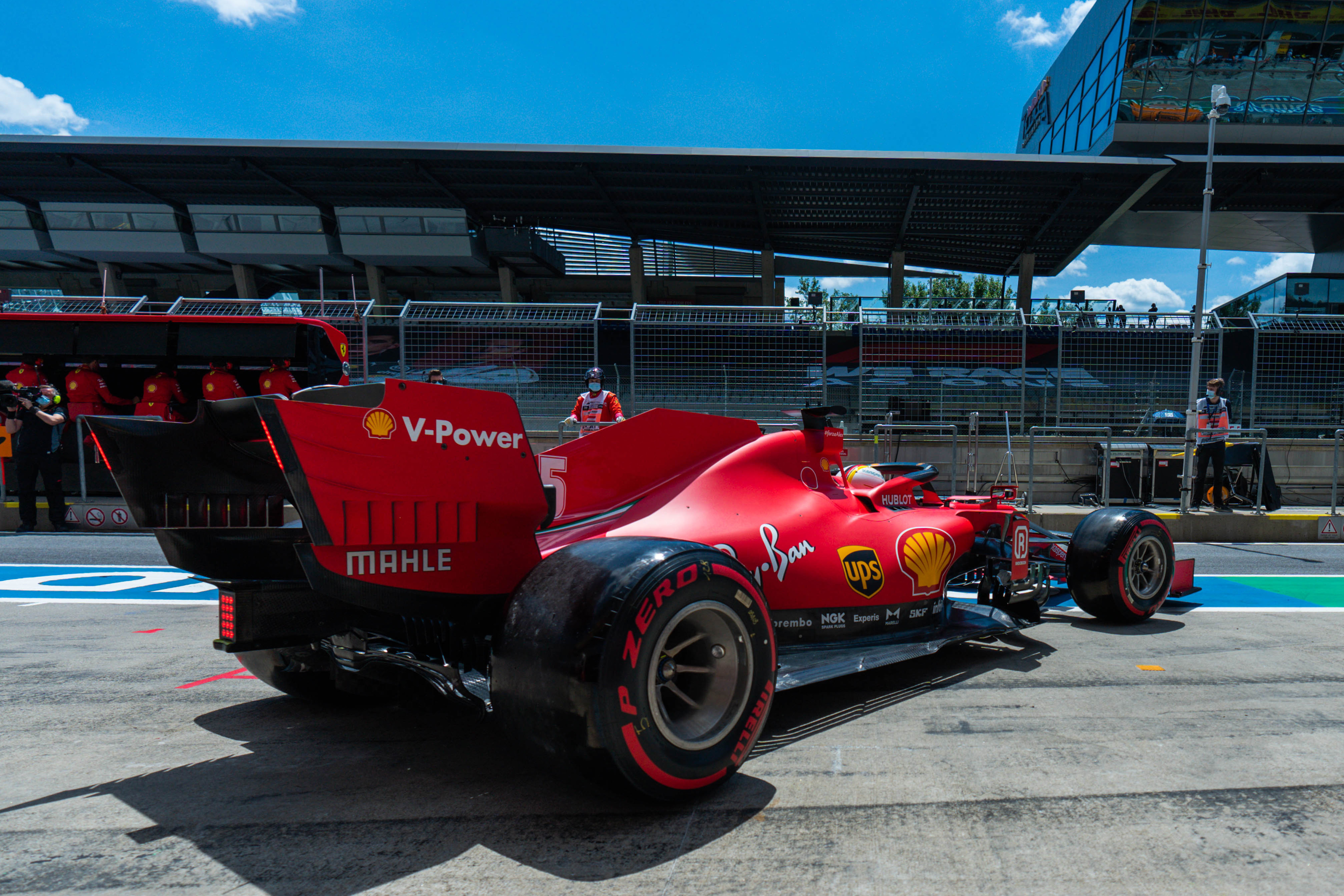 Sebastian Vettel Ferrari Austrian Grand Prix 2020