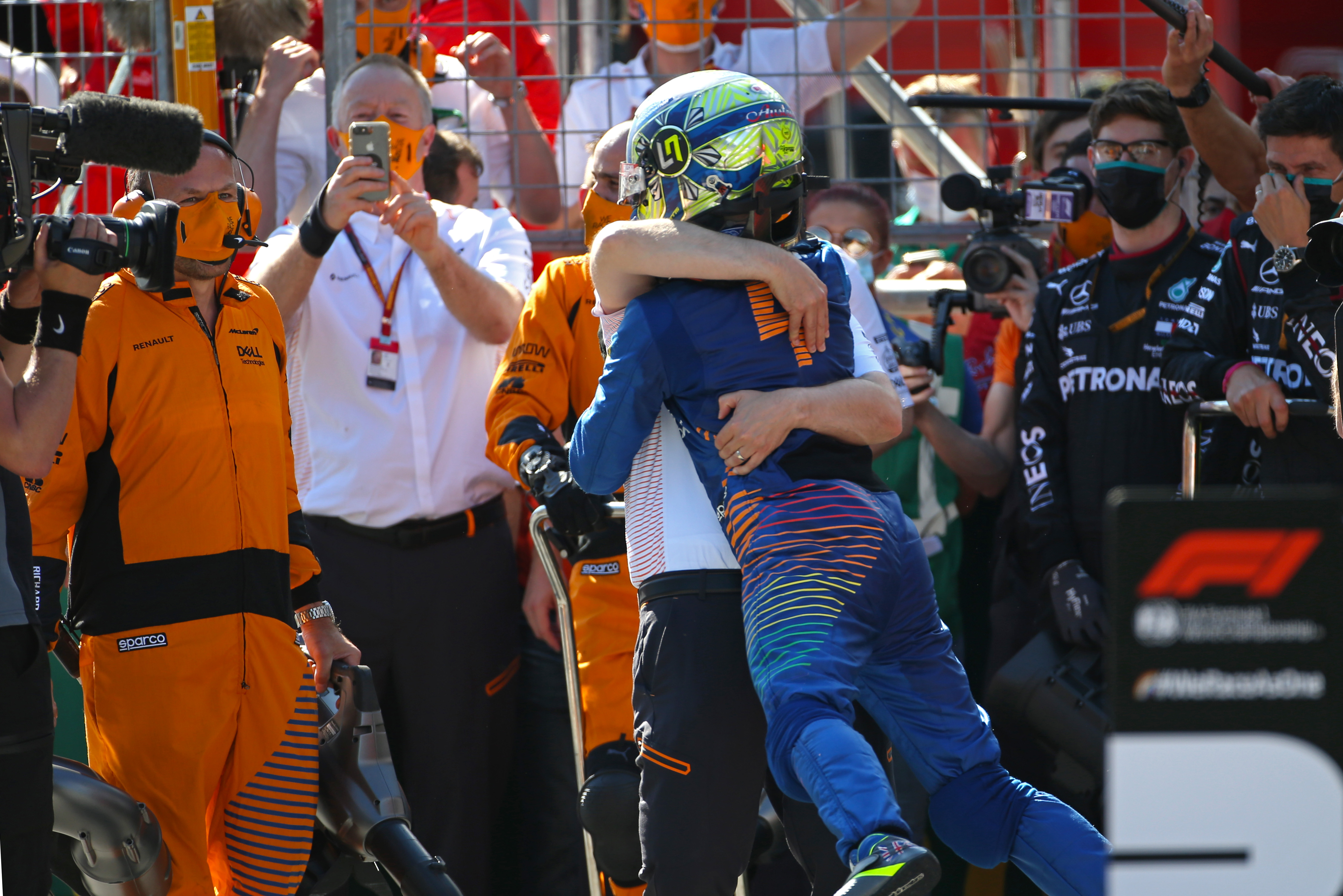 Lando Norris McLaren F1 Austria 2020