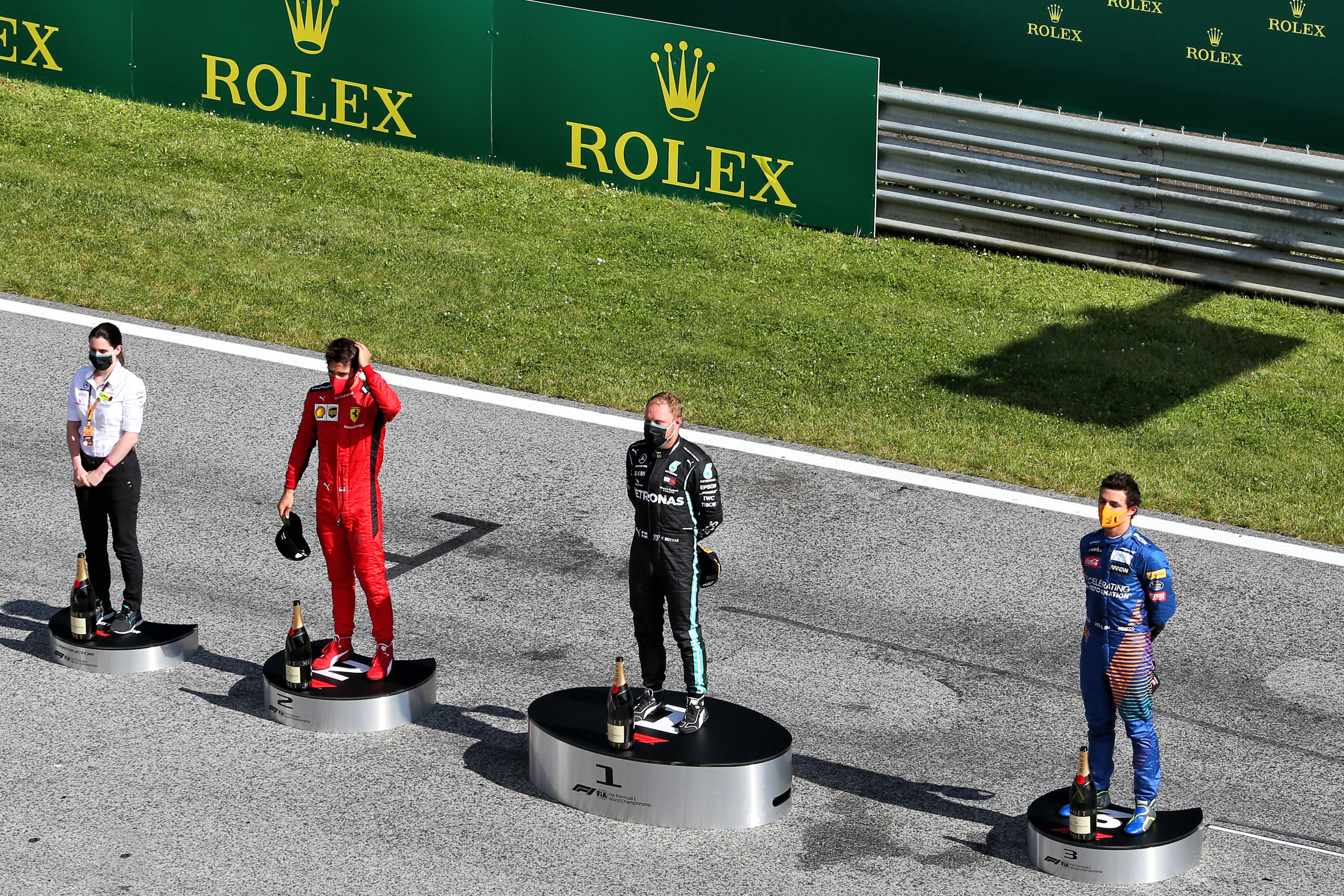 Austrian GP podium 2020