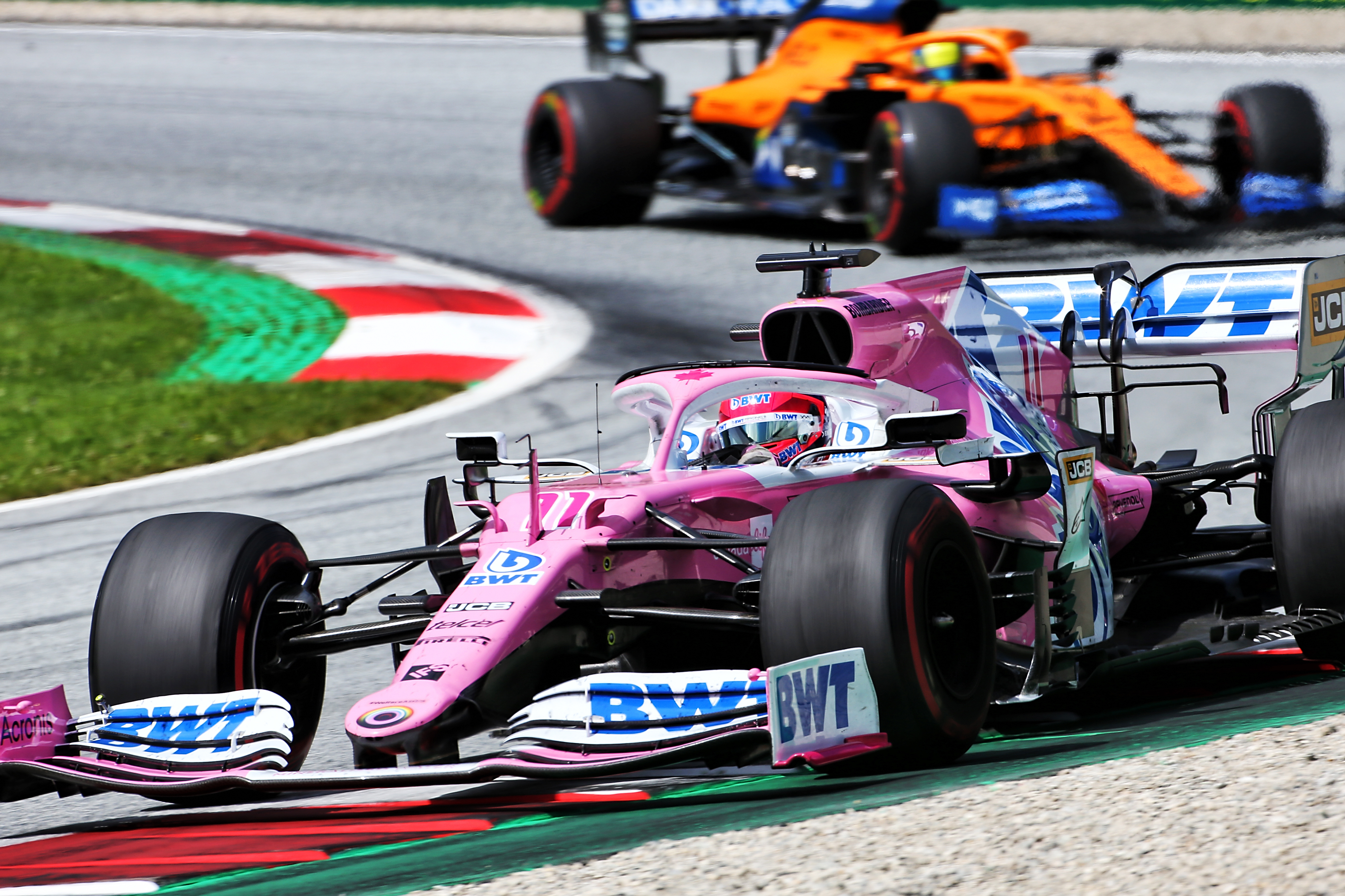 Sergio Perez Lando Norris Racing Point McLaren F1 2020