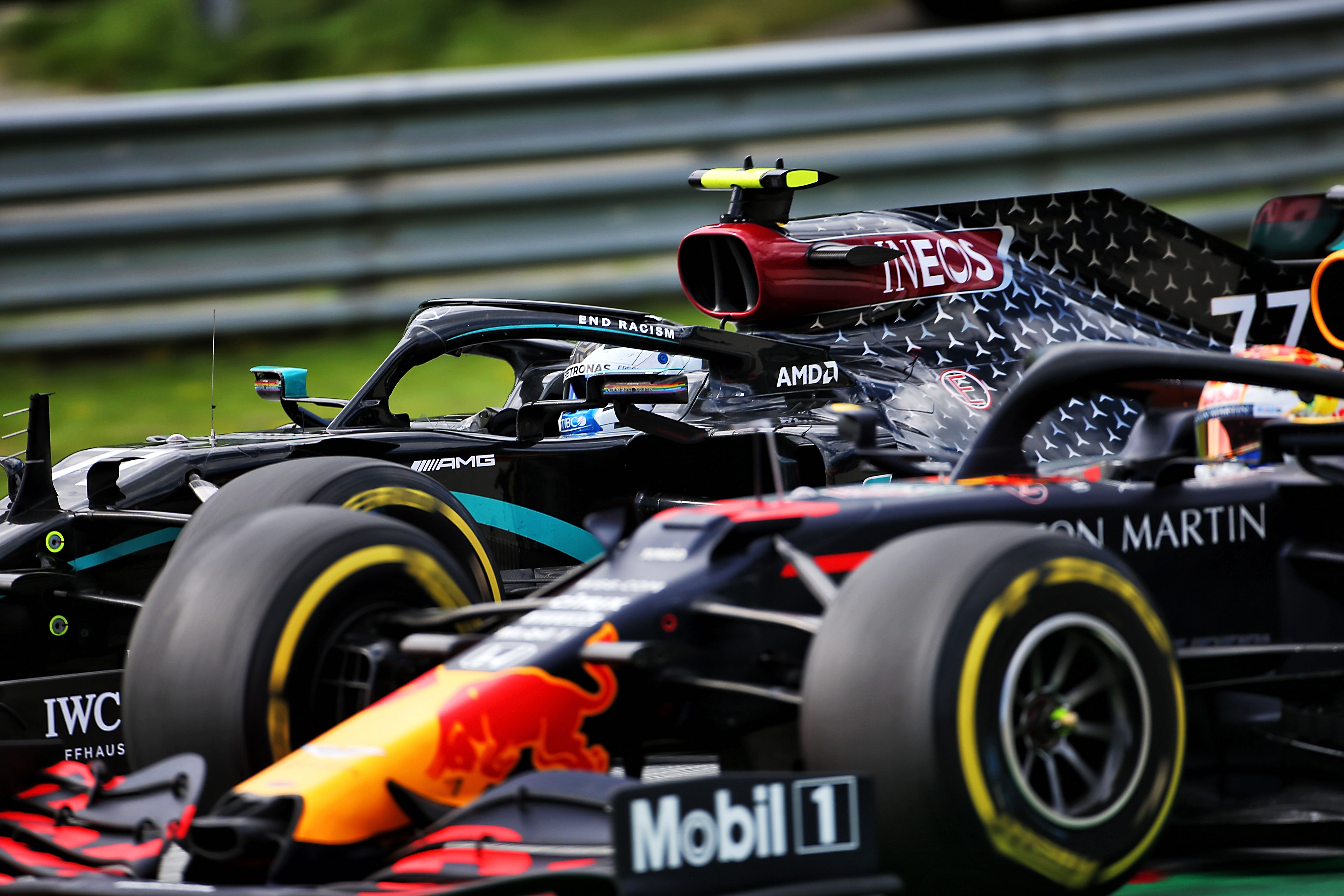 Valtteri Bottas Mercedes Max Verstappen Red Bull Styrian Grand Prix 2020