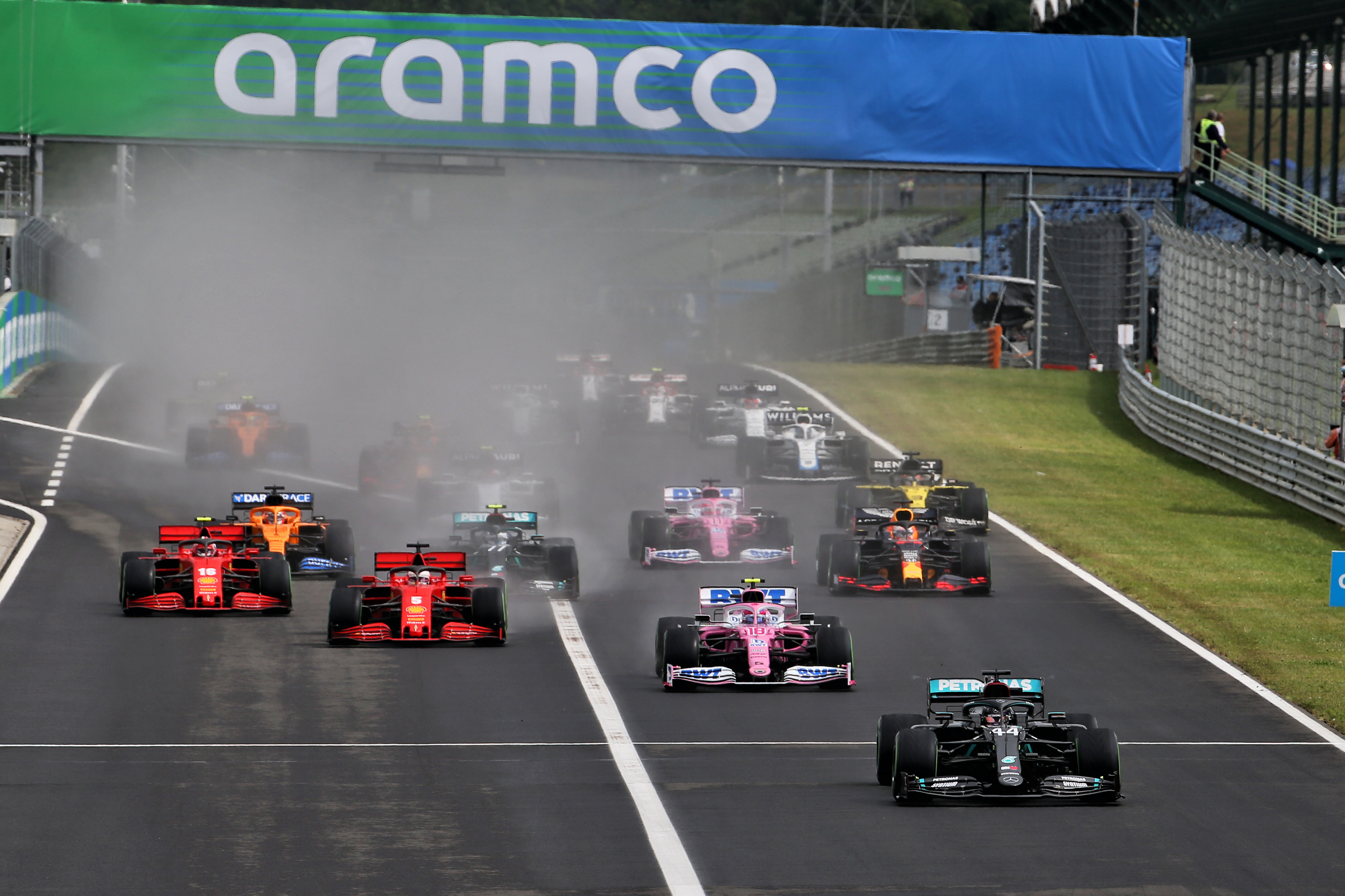 Hungarian Grand Prix start 2020