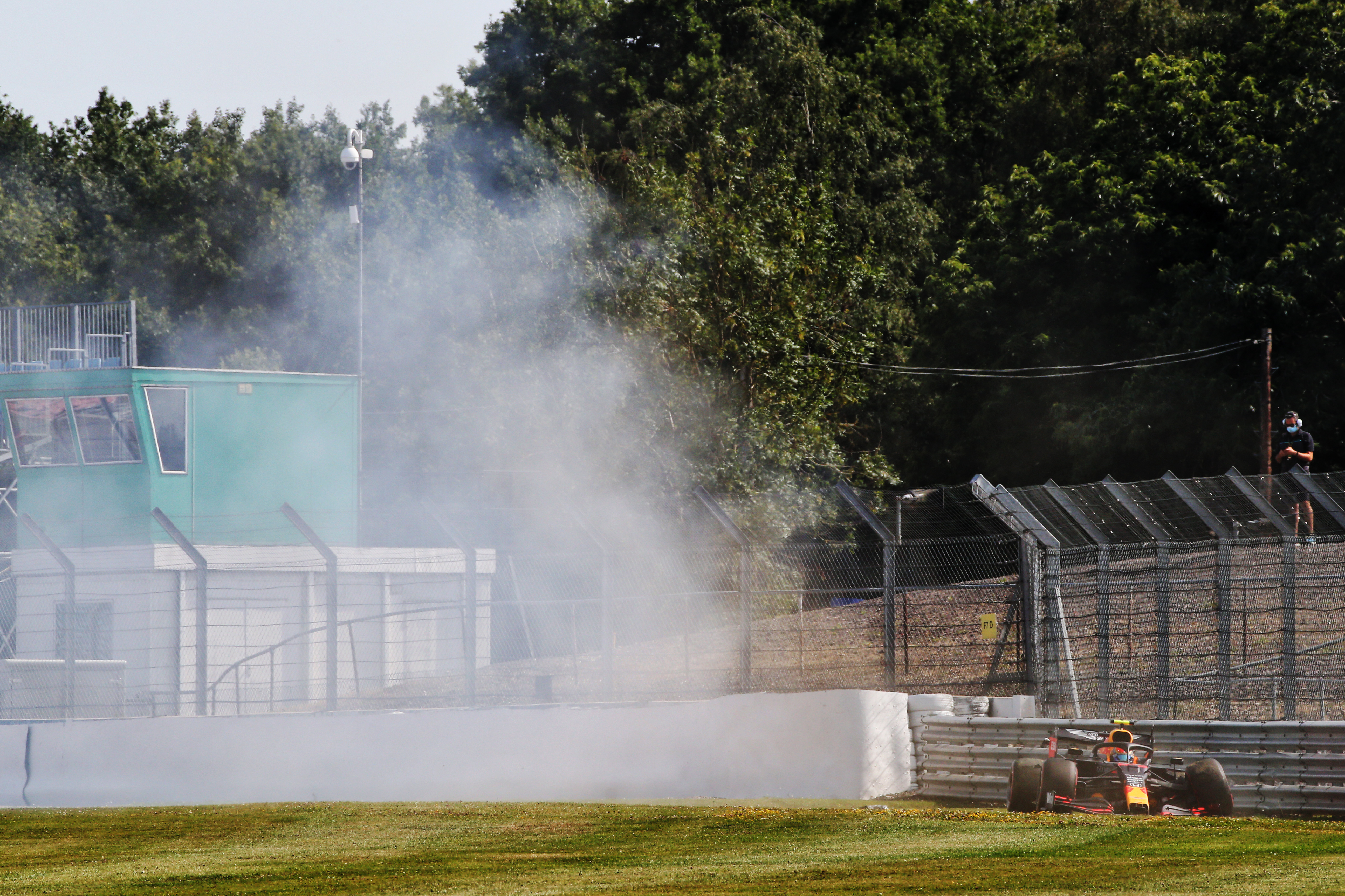 Alex Albon crash British Grand Prix 