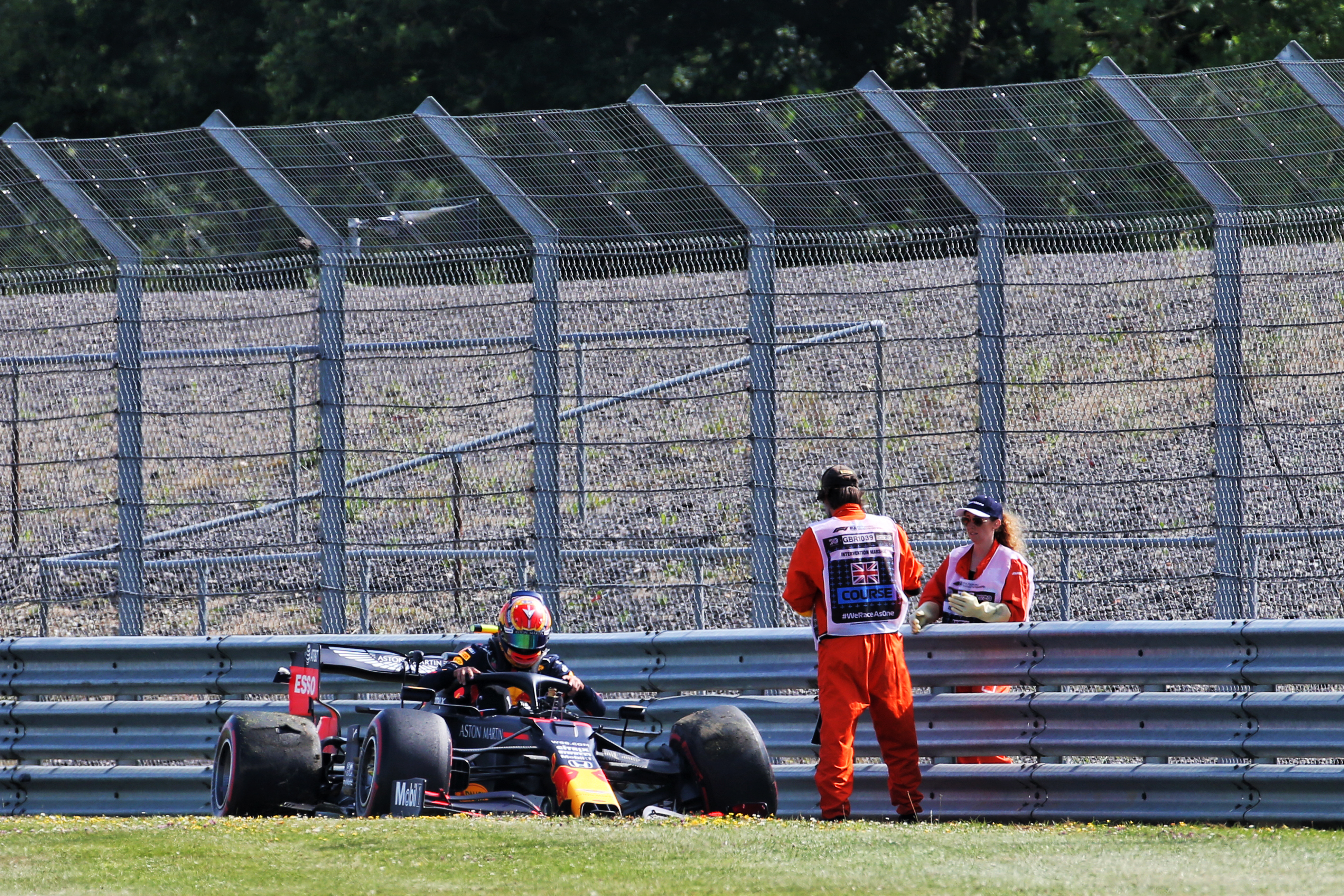 Alex Albon crash British Grand Prix practice 2020