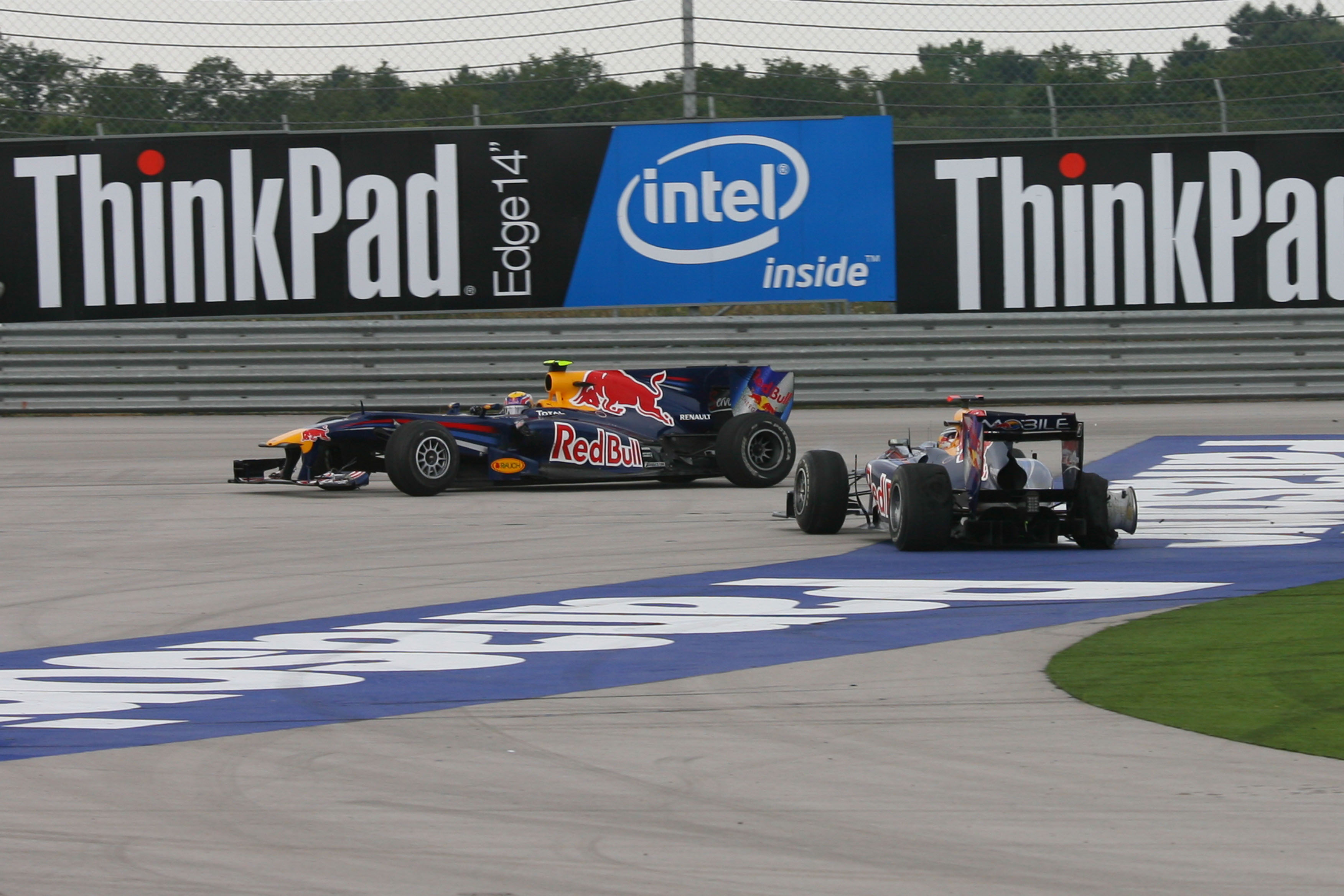 Mark Webber Sebastian Vettel collision Turkish Grand Prix 2010