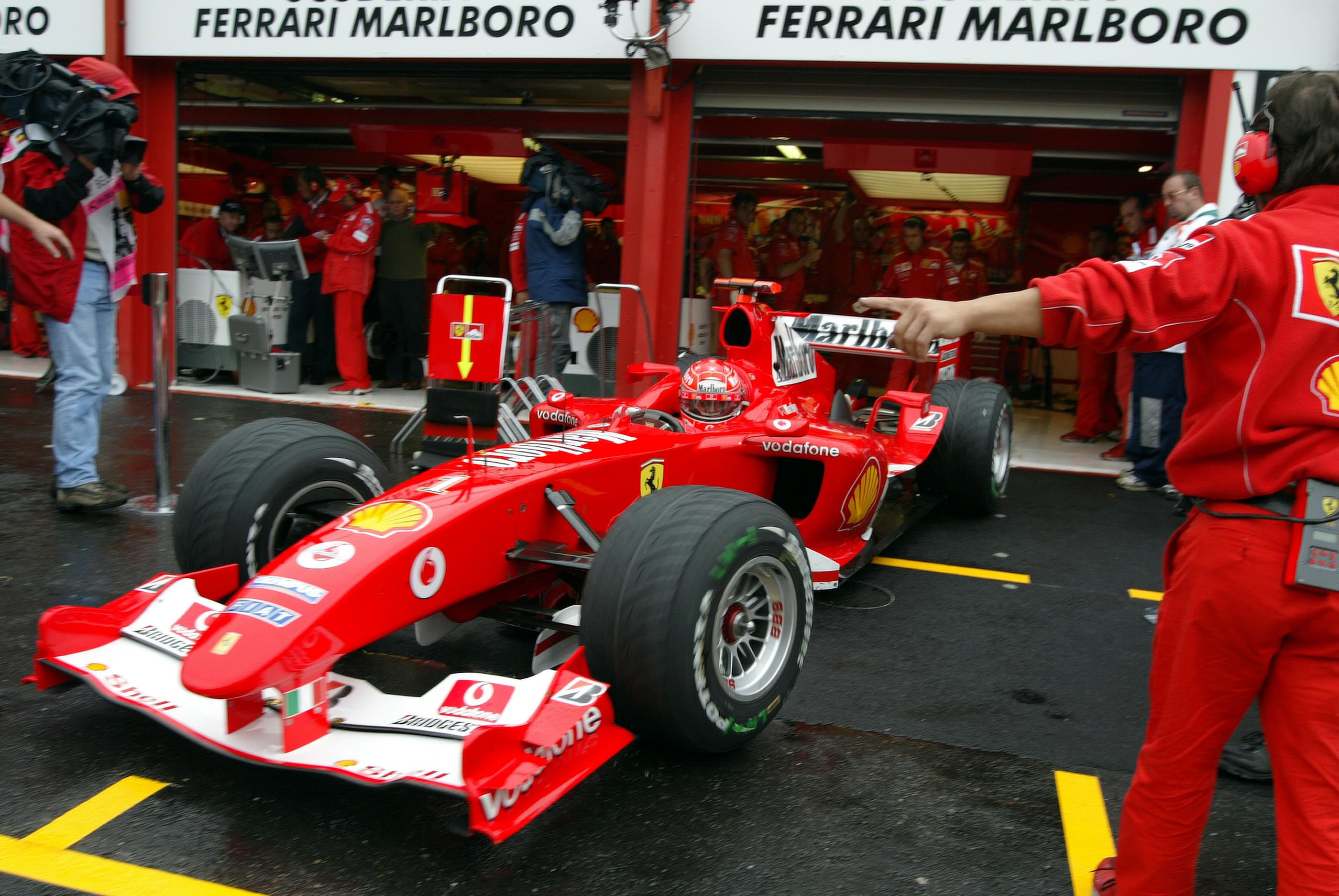 Michael Schumacher Ferrari 2004