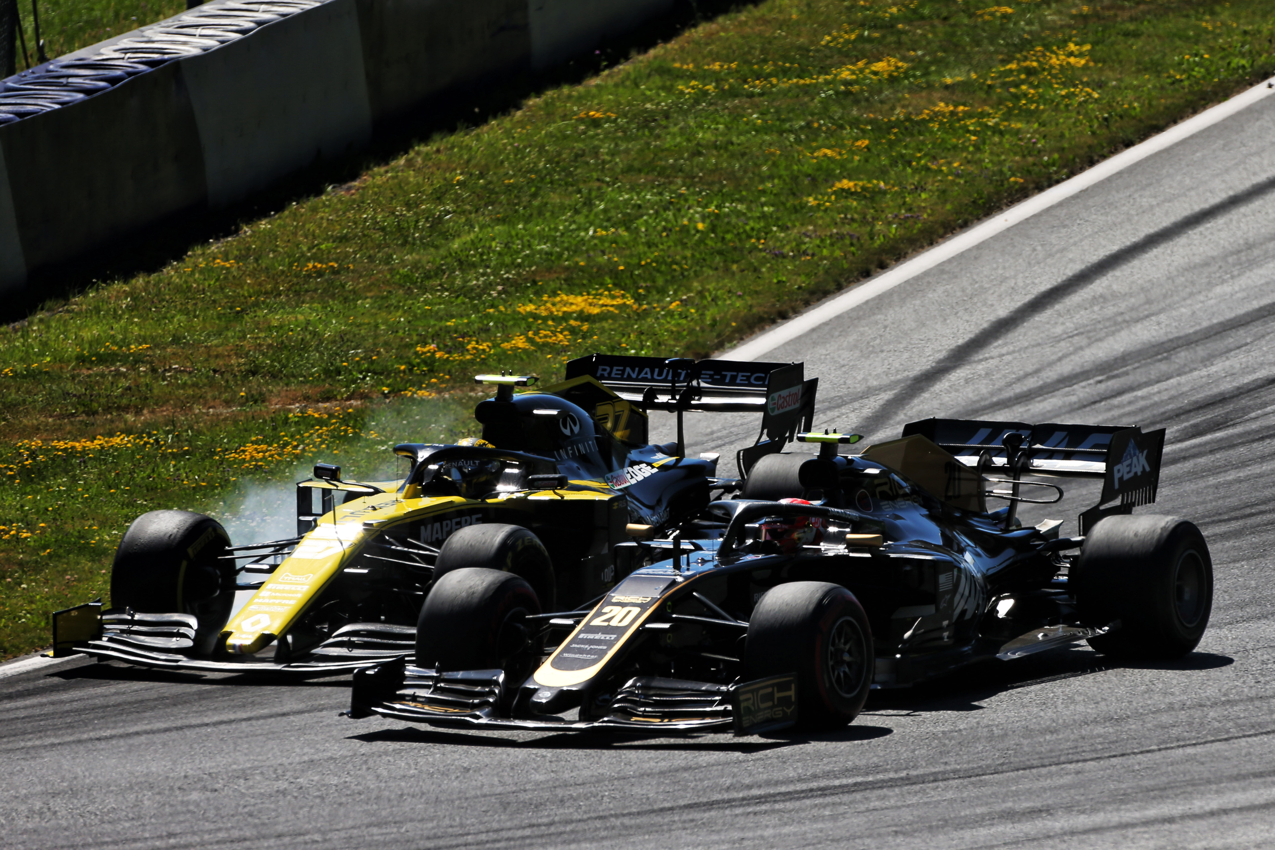 Kevin Magnussen Haas Nico Hulkenberg Renault Austrian Grand Prix 2019