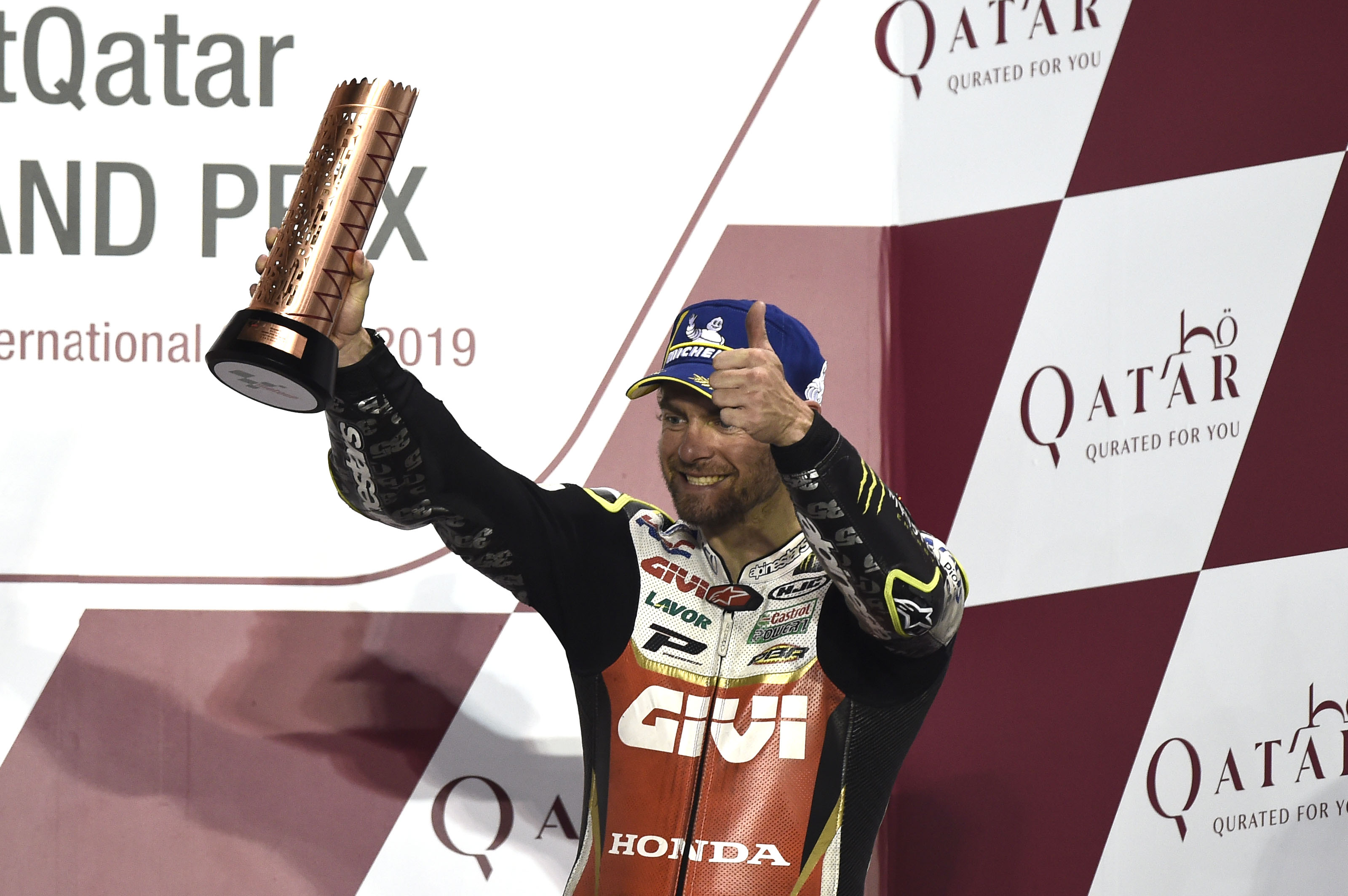 Cal Crutchlow podium Qatar MotoGP 2019