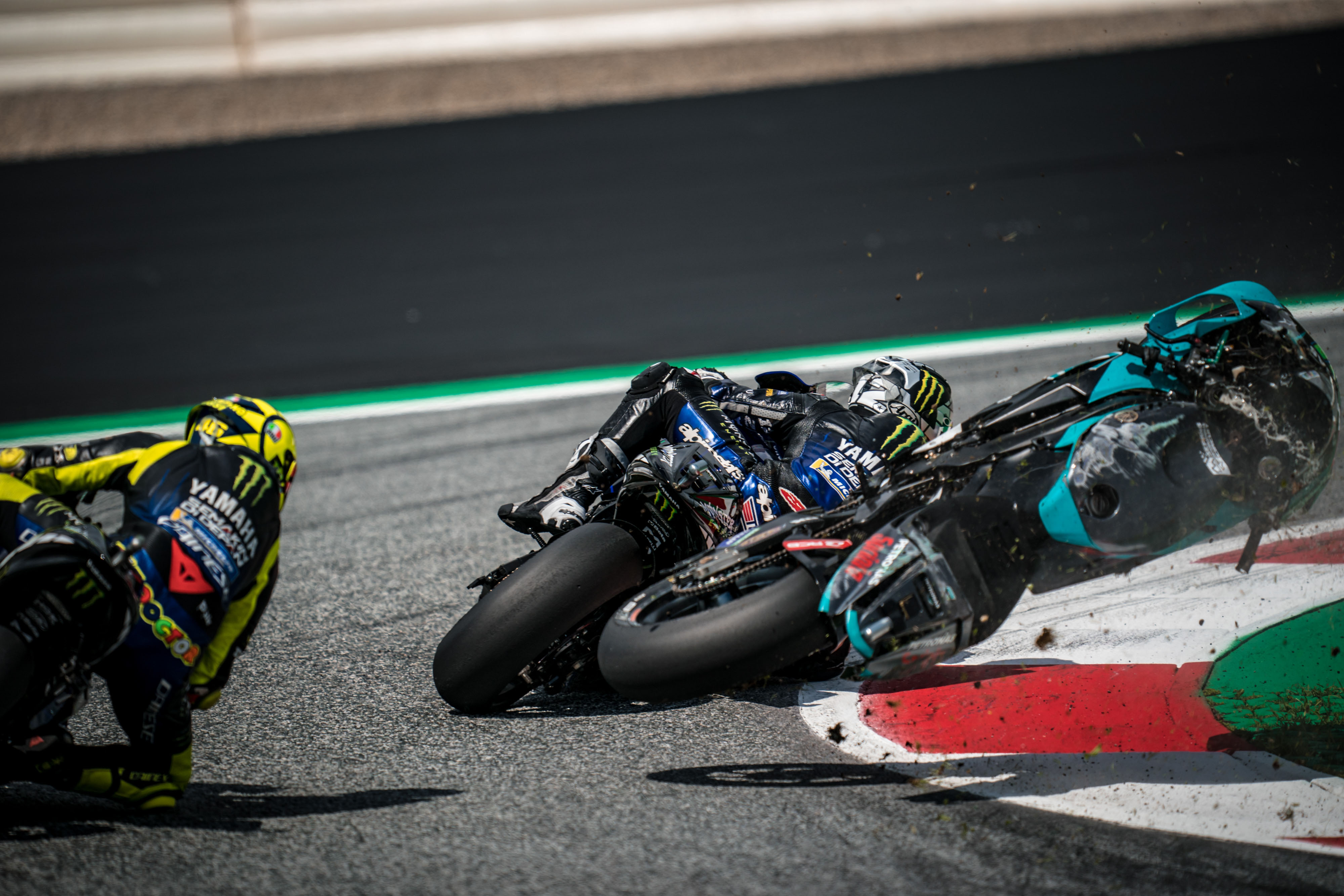 Franco Morbidelli Crash